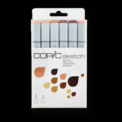 COPIC Marker Sketch Marker Set - Erdfarben - 6 Stk.
