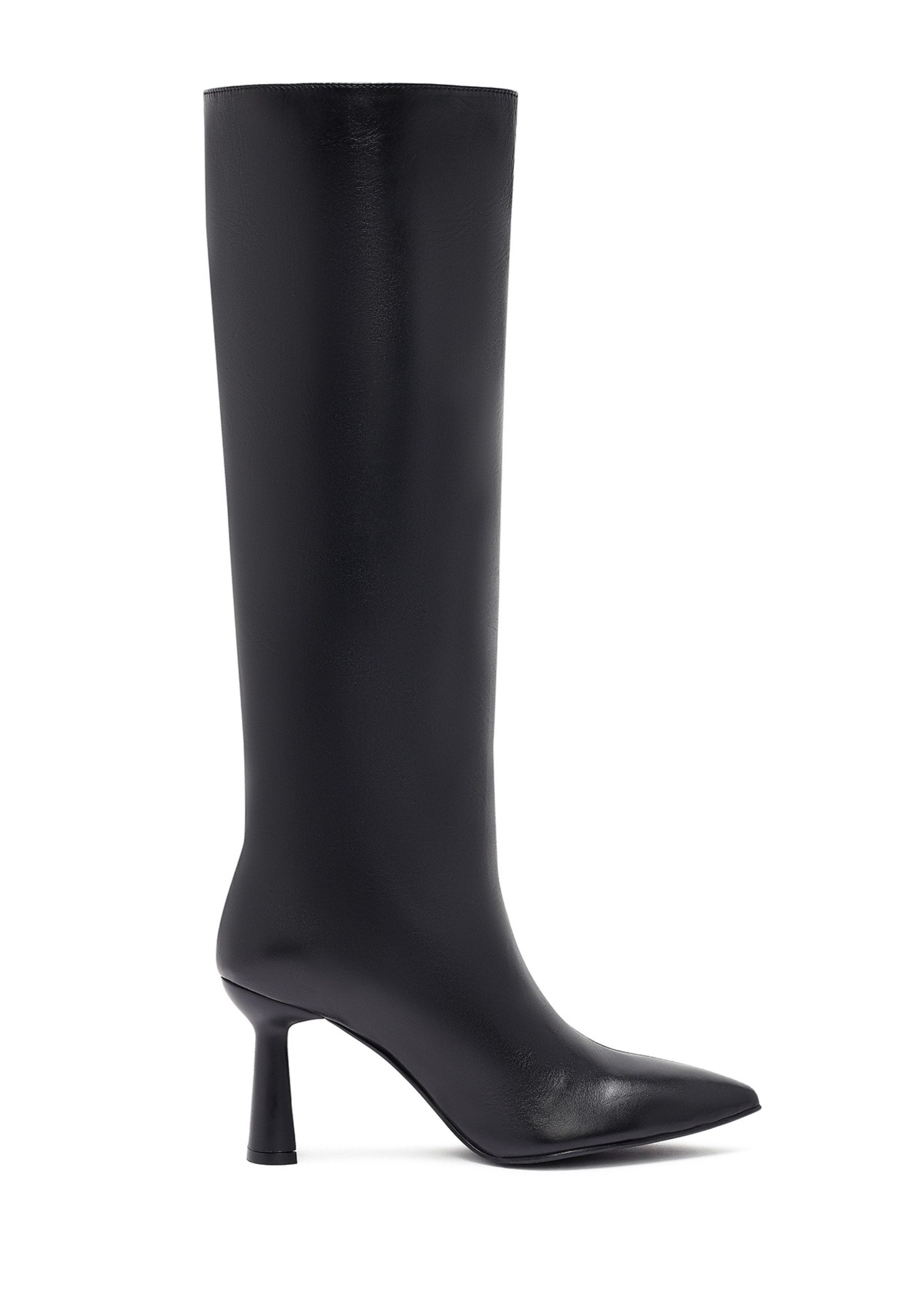 Derimod Absatzstiefel aus Leder Bootsschuh Reißverschluss, Lederfutter, TPU Sohle, Absatz 6,5 cm