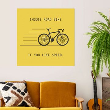 Posterlounge Wandfolie Editors Choice, Rennrad für Sprinter, Illustration