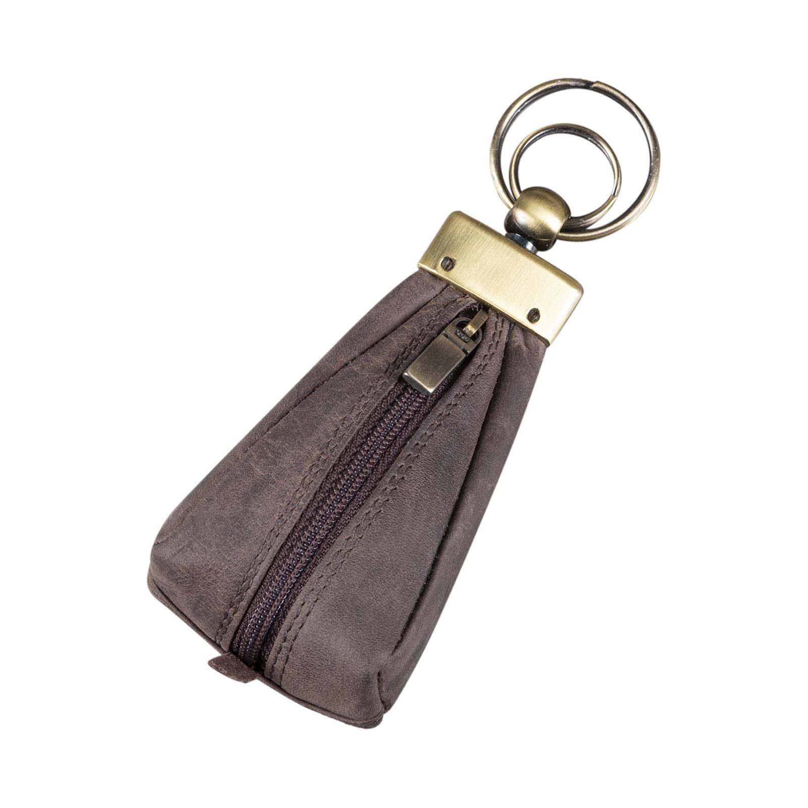 STILORD Schlüsseltasche "Enno" Kleine Schlüsseltasche Leder