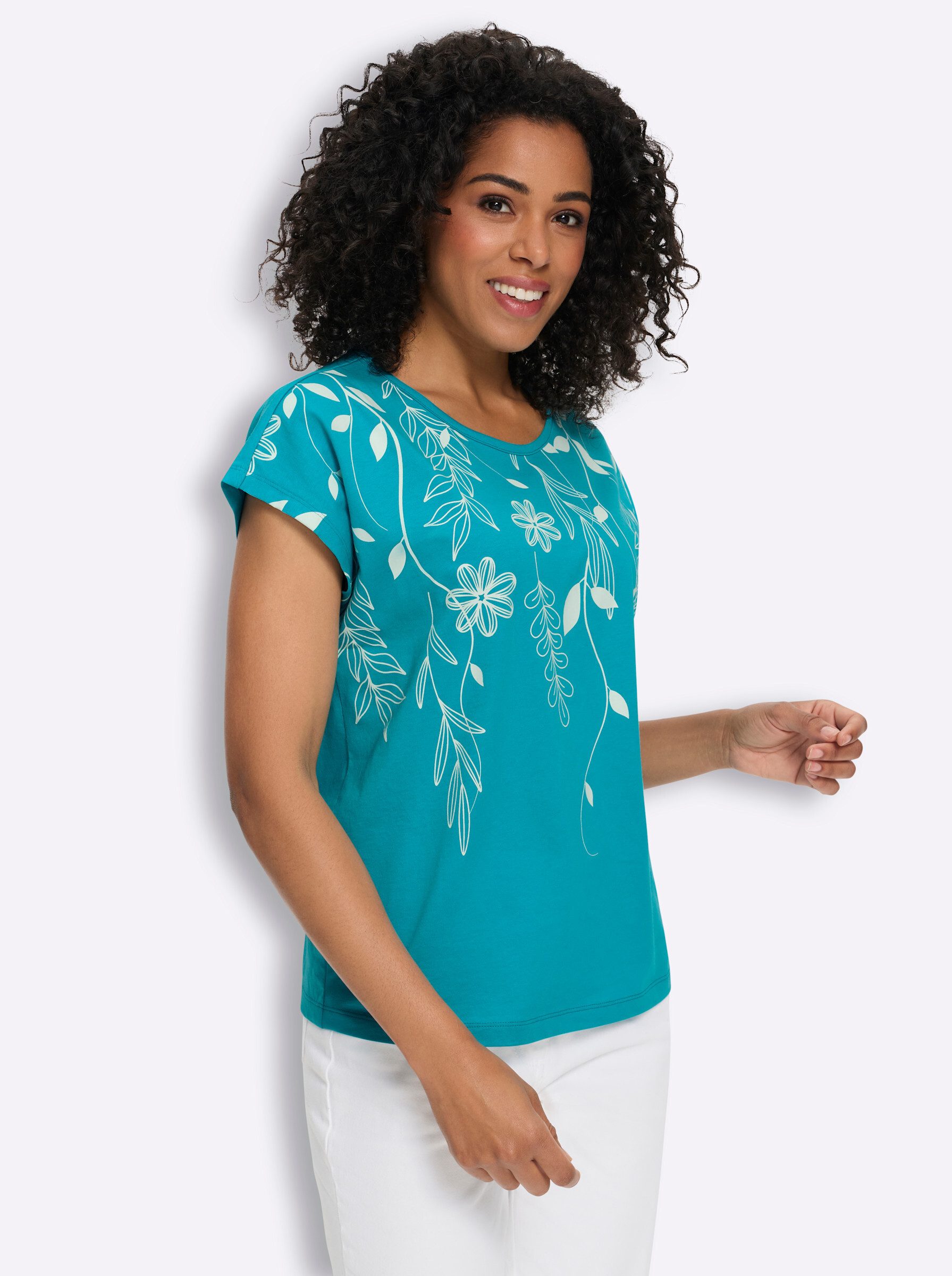 T-Shirt Rundhals-Shirt Kurzarm