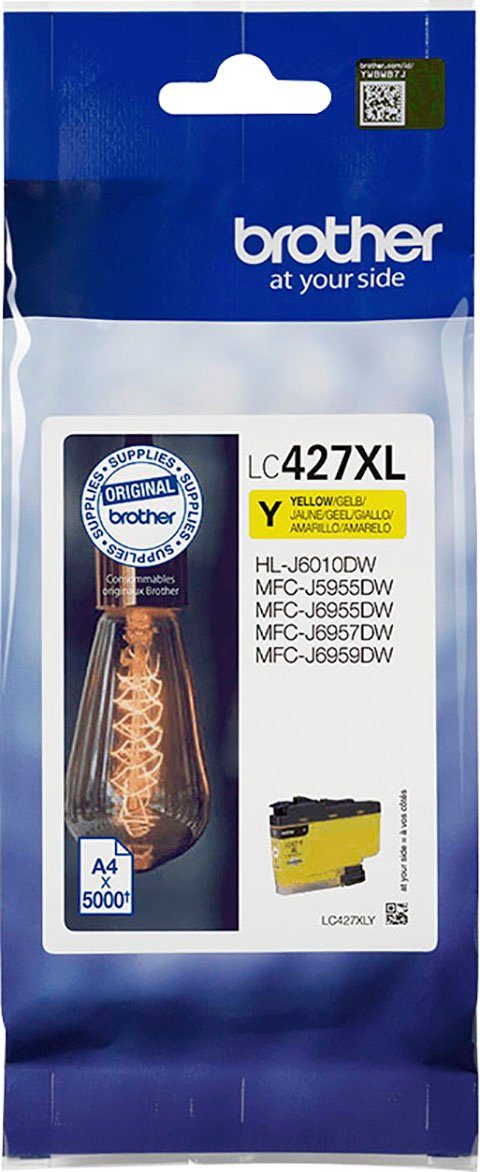 gelb Tintenpatrone LC-427XLY Brother