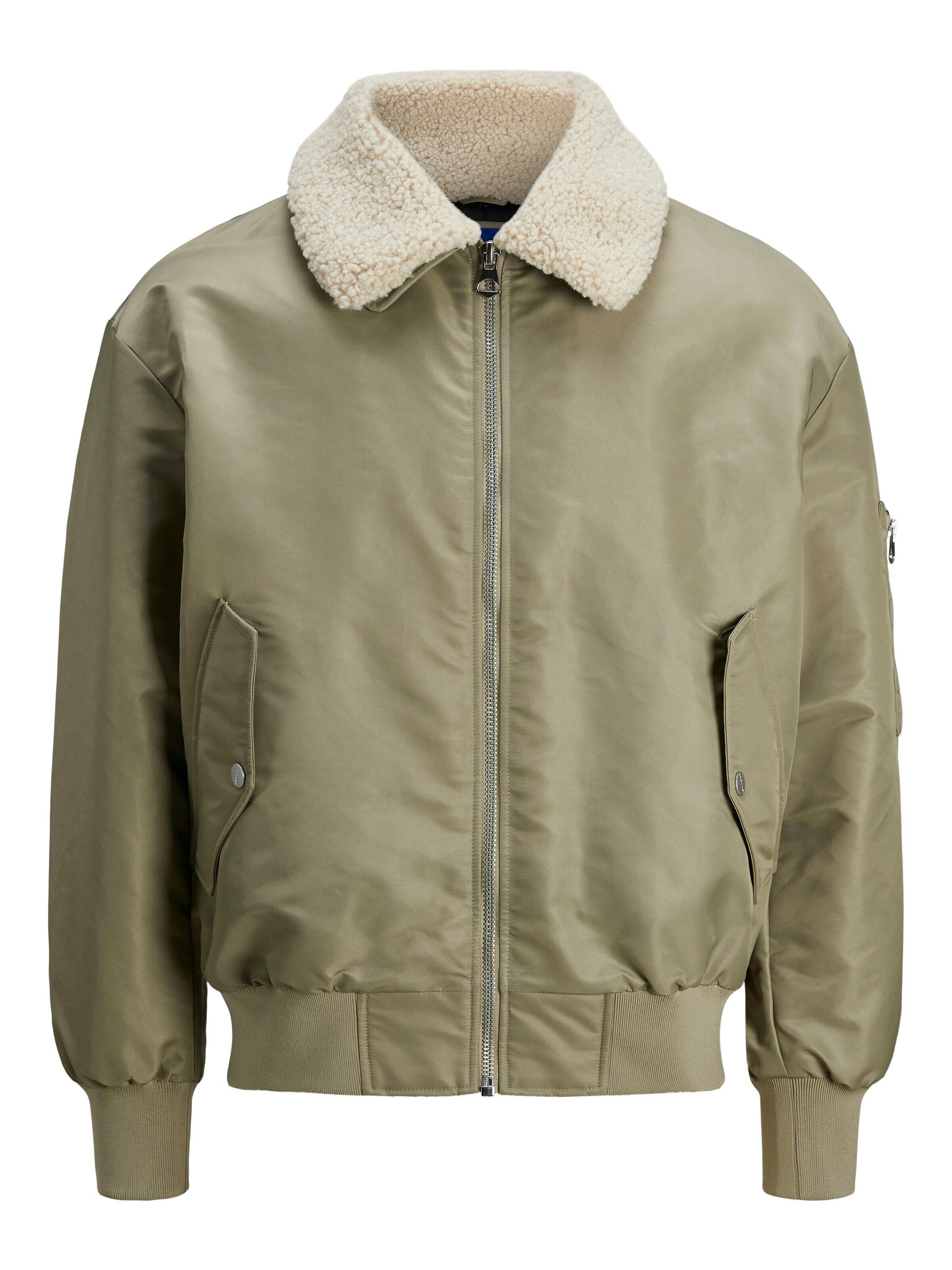 Jack Jones Bomberjacke JORQUEENS (1-St), Seitliche Eingrifftaschen