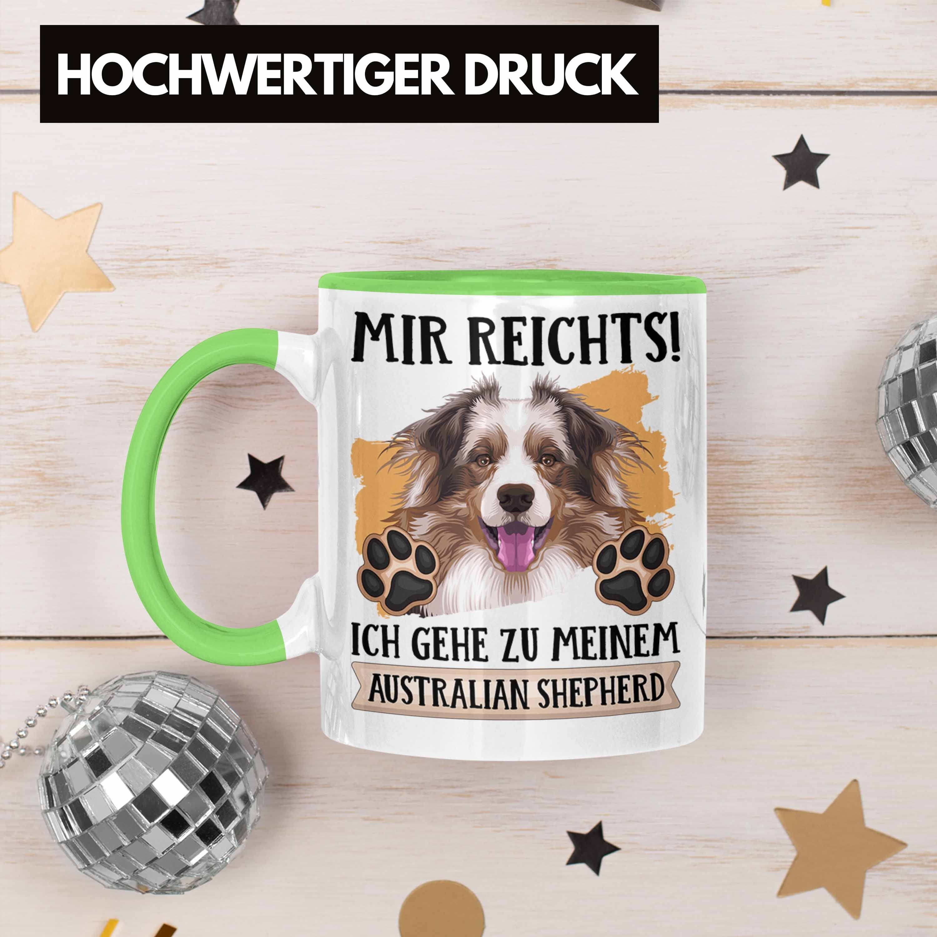 Geschenk Tasse Shepherd Tasse Grün Spruch Lustiger Besitzer Trendation Geschenkid Australian