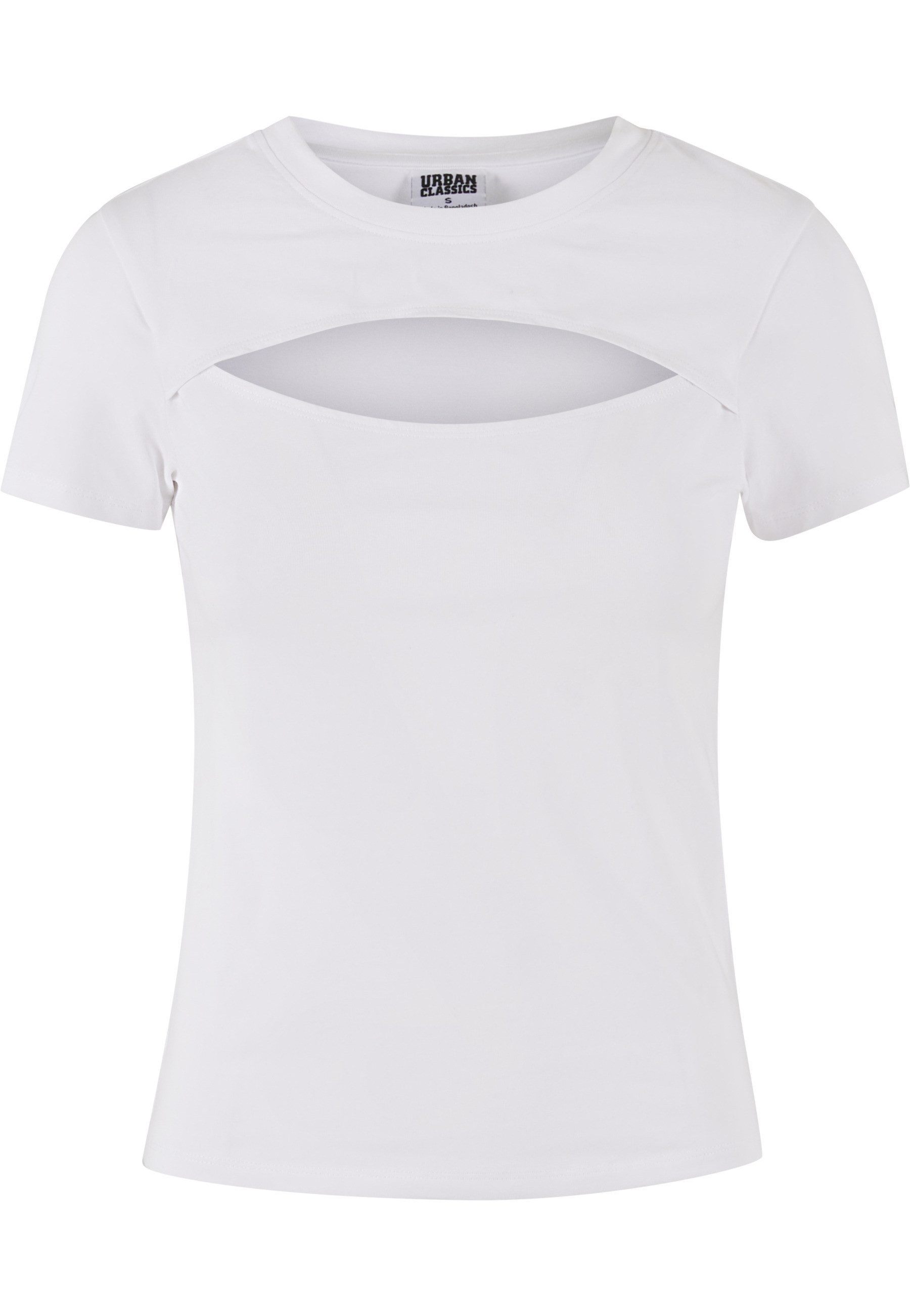 T-Shirt Urban Classics Ladies Short Cut Out Tee