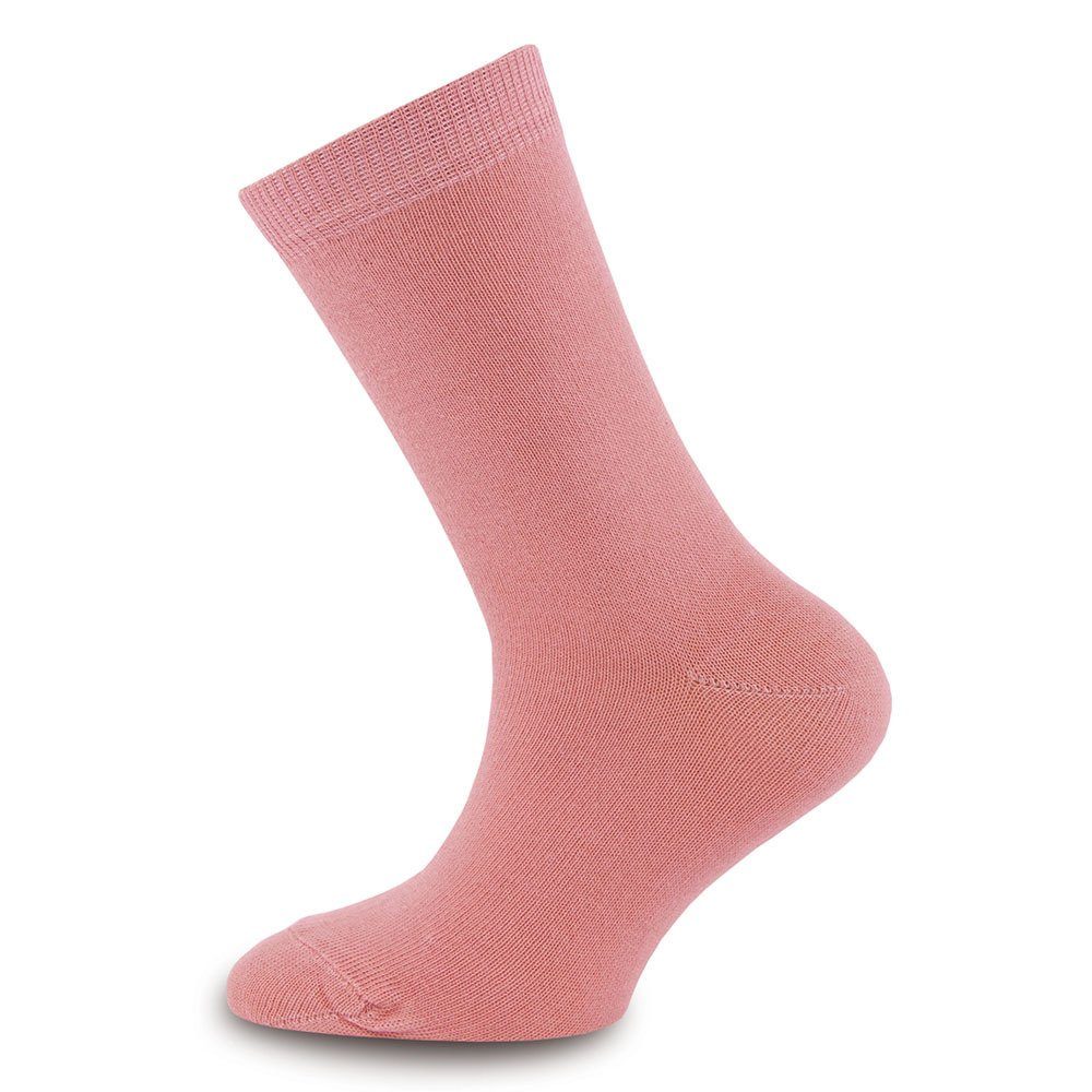 Ewers Socken Socken Uni (6-Paar) wildrose - latte rosé 