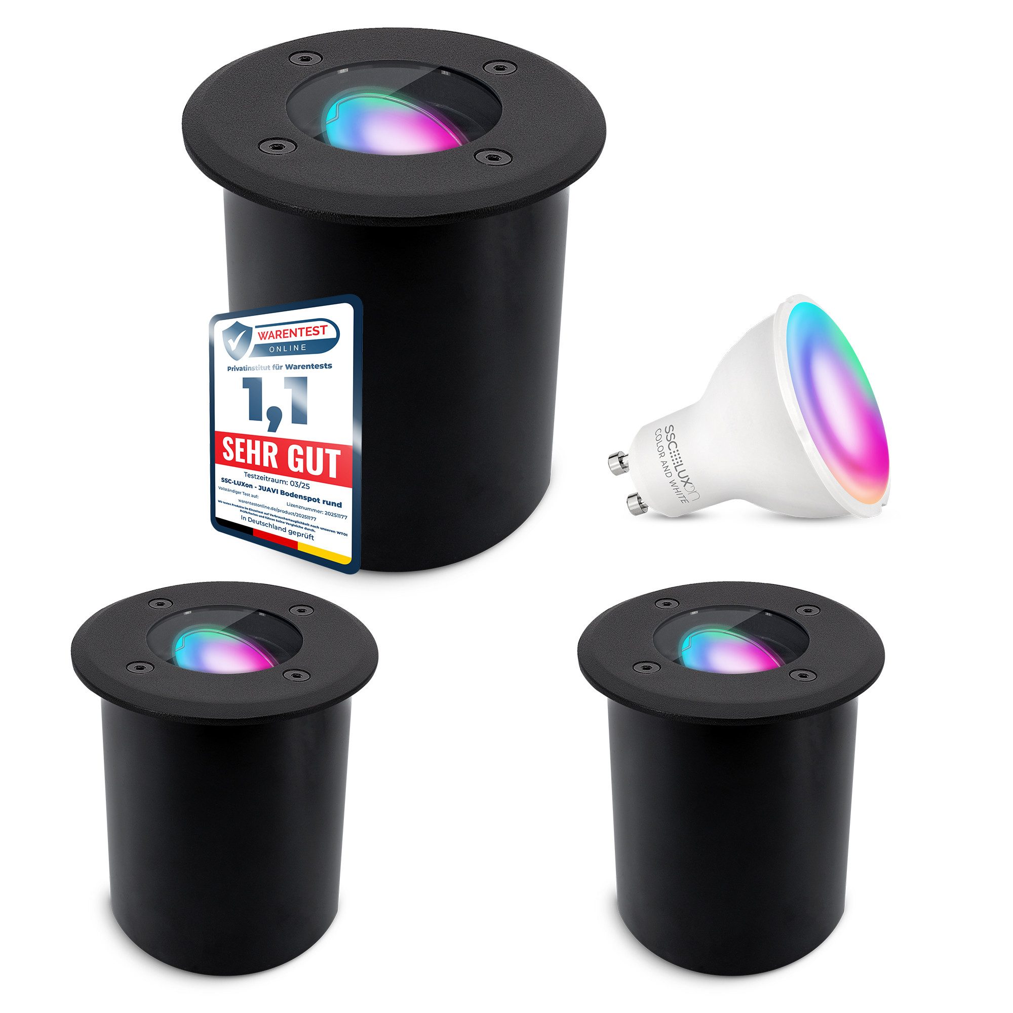 SSC-LUXon LED Gartenstrahler JUAVI Bodeneinbauleuchte IP67 günstig online kaufen