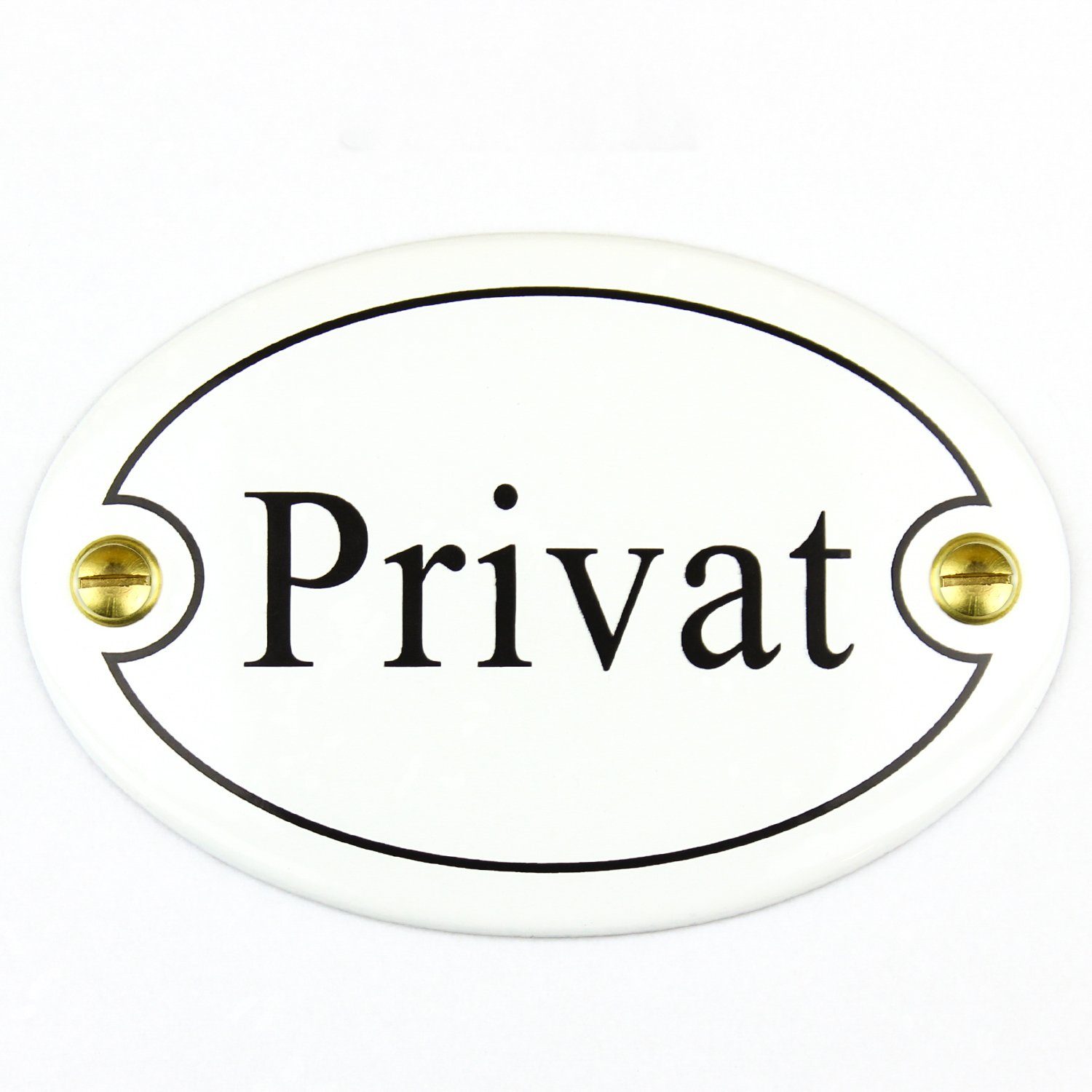 Landshop24 Metallschild Türschild Emaille Emailleschild Metallschild Blechschild, (Dekoschild, 1 St., Privat), Nostalgie, Vintage, Retro, Antik, shabby