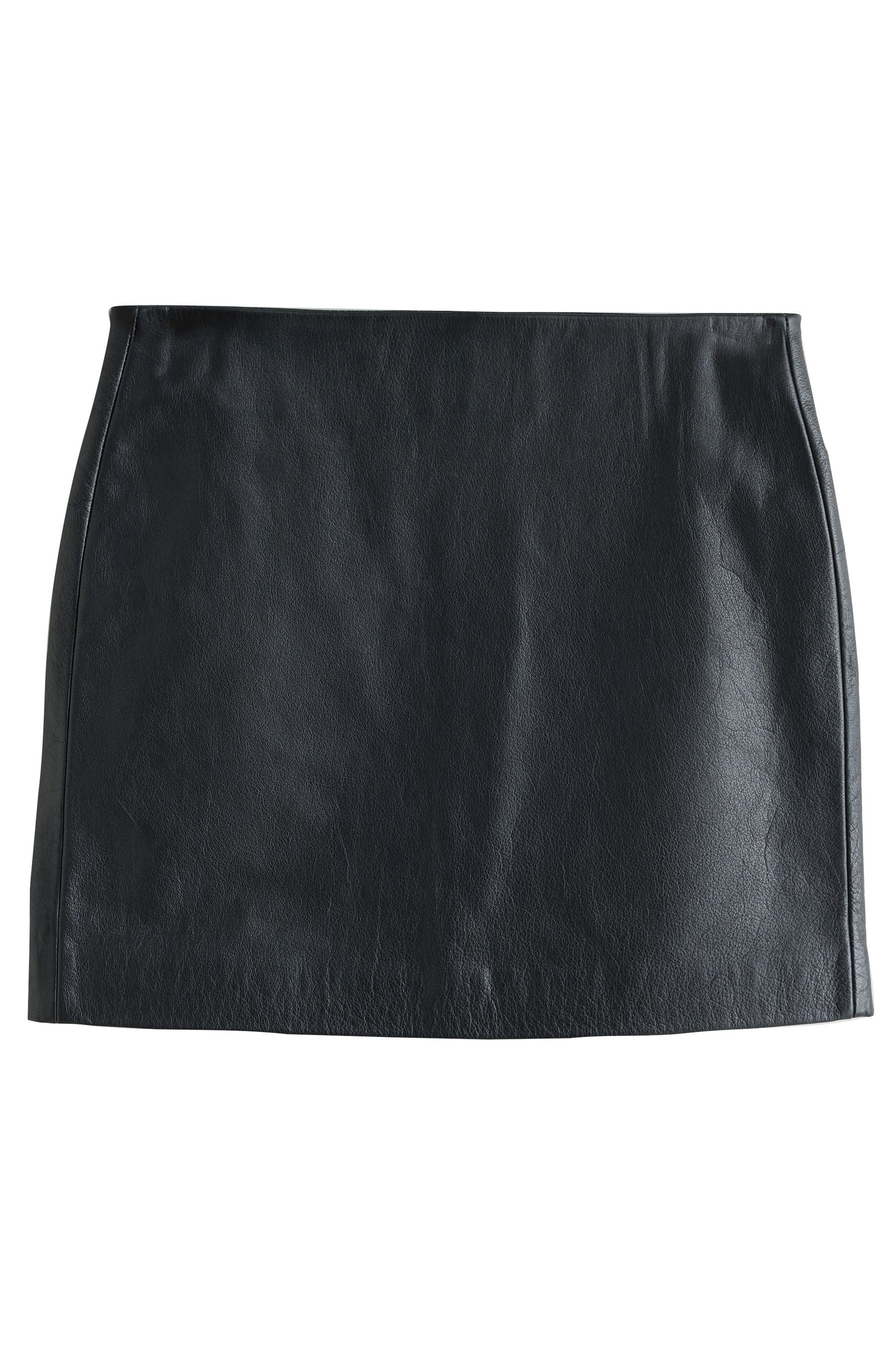 Next Lederrock N. Premium Minirock aus Leder (1-tlg)