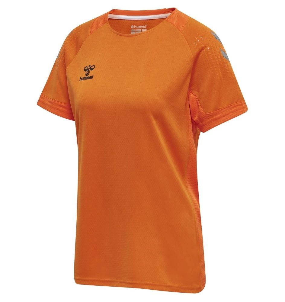 Kurzarmshirt Sport-Shirt (Trikot) hmlLEAD Poly Jersey (Mesh-Material) Kurzarm