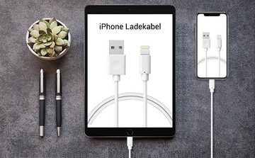 Quntis »Ladekabel Zertifiziert« Blitz-Kabel, (100 cm), iPhone Kabel 3Pack