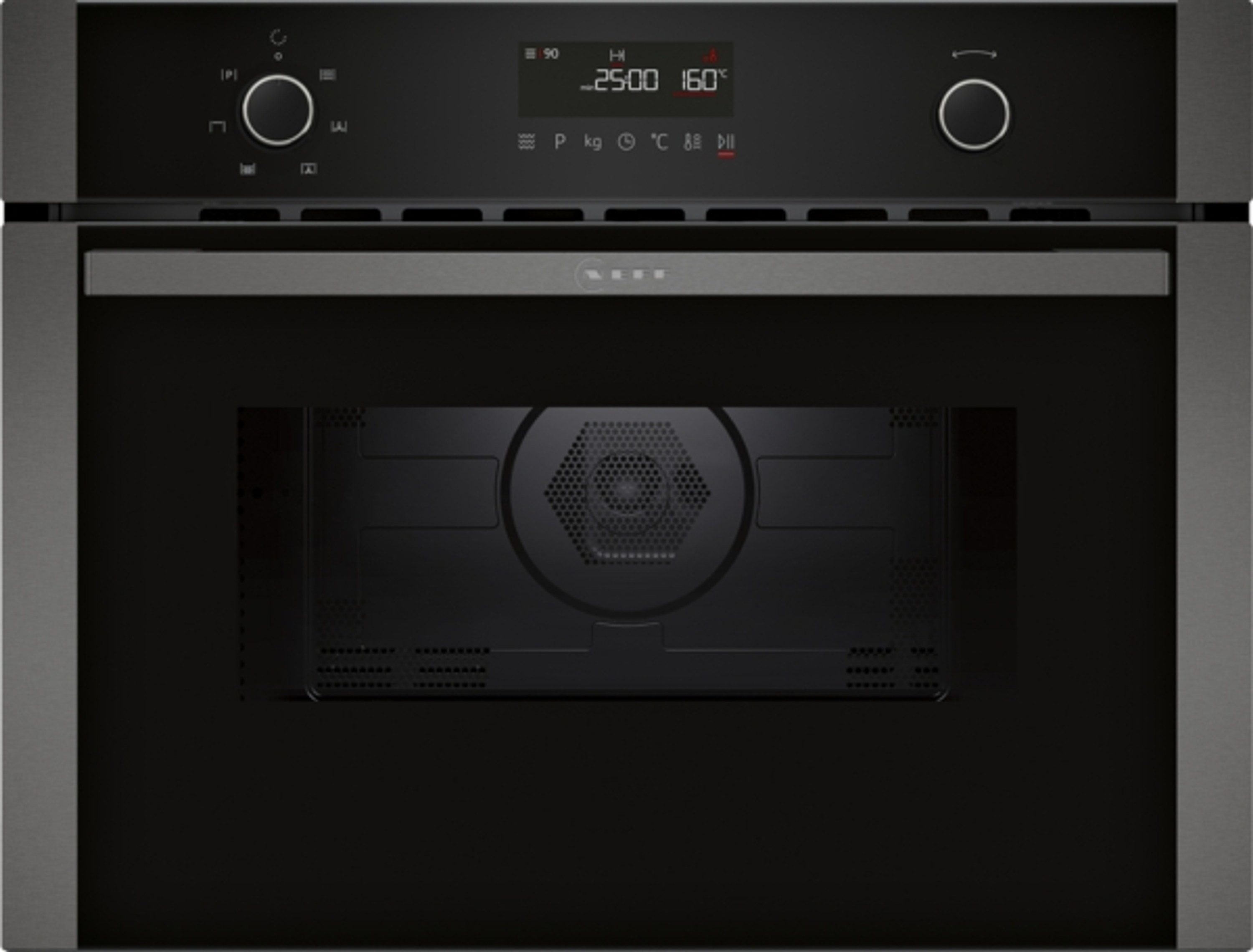 NEFF Mikrowelle C1AMG84G1, 44 l, Elektronik-Uhr, Grill, Easy Clean