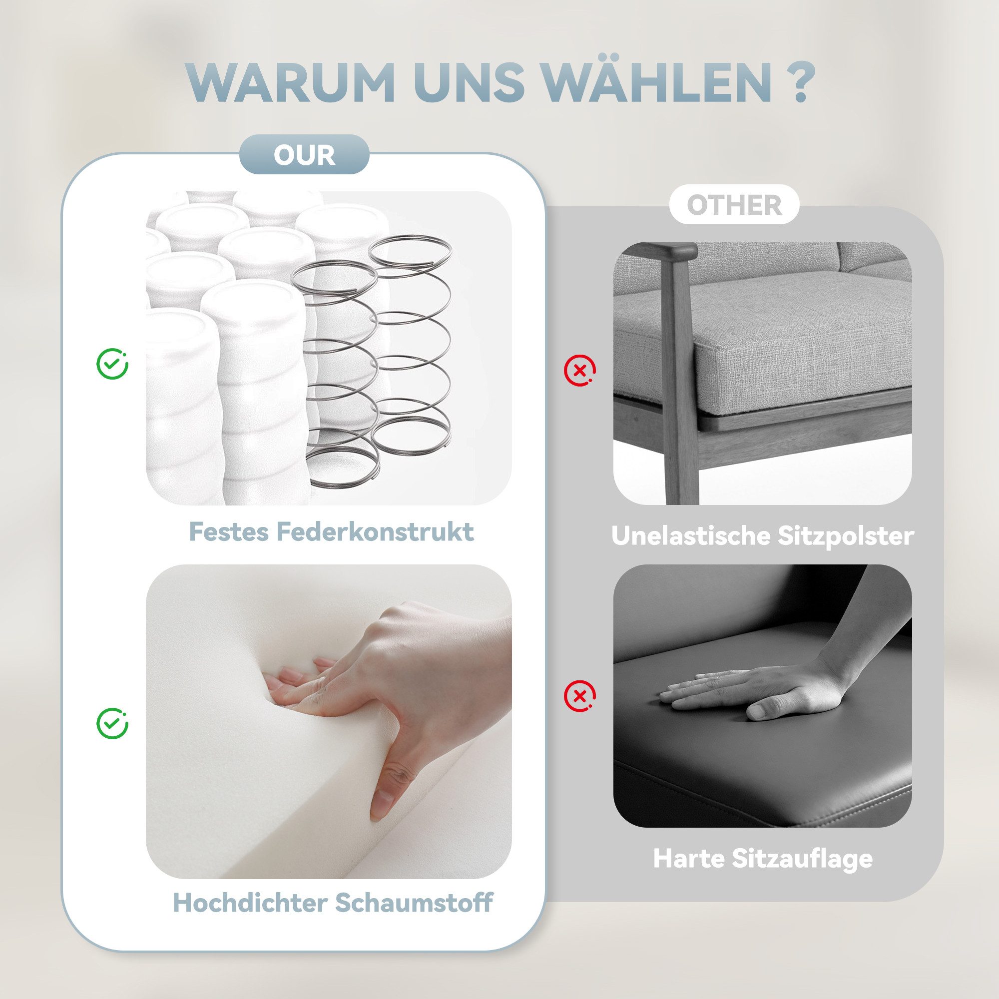 Celya Chaiselongue mit großer Liegefläche, mit LED-Beleuchtung und USB-Ladeport, mit Seitentasche, Stauraum und stabile Kunststofffüße