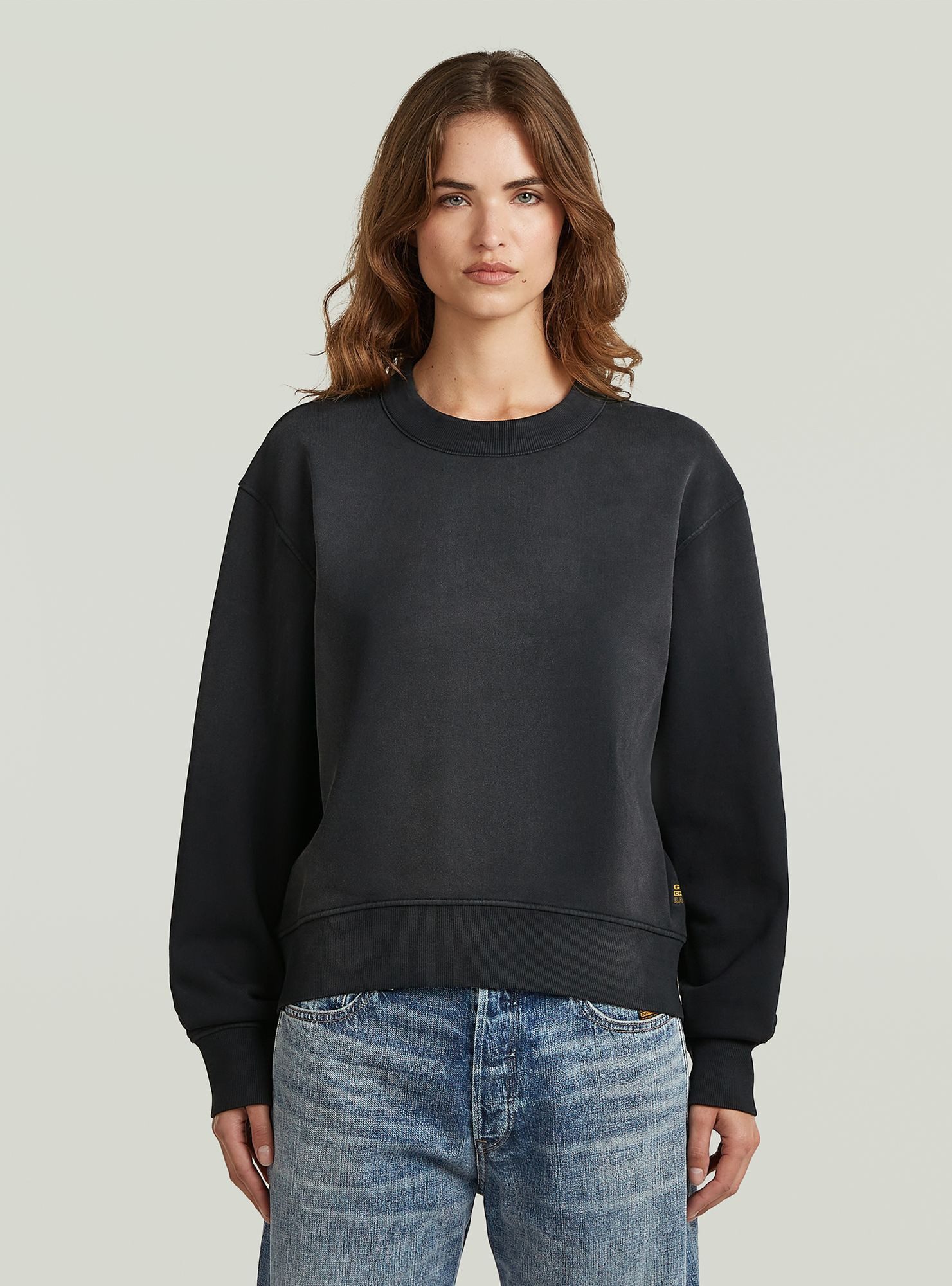 G-STAR Longpullover Washed Relaxed Sweater