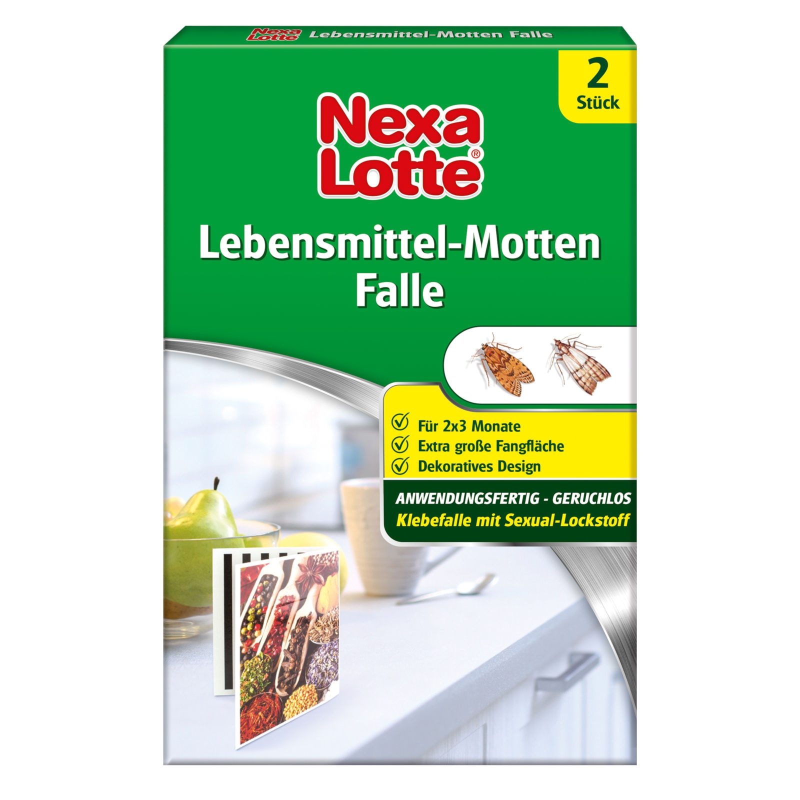 Nexa Lotte Insektenfalle Lebensmittel-Mottenfalle