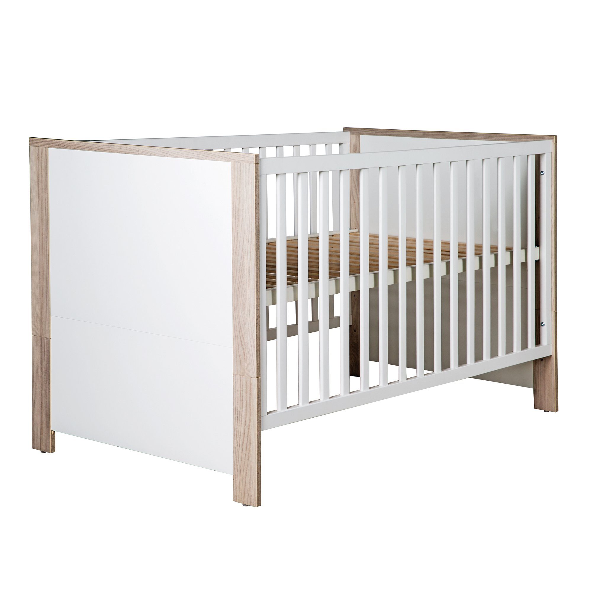 roba® Babyzimmer-Komplettset Olaf, Gitterbett inkl. Umbauseiten & Bettkasten