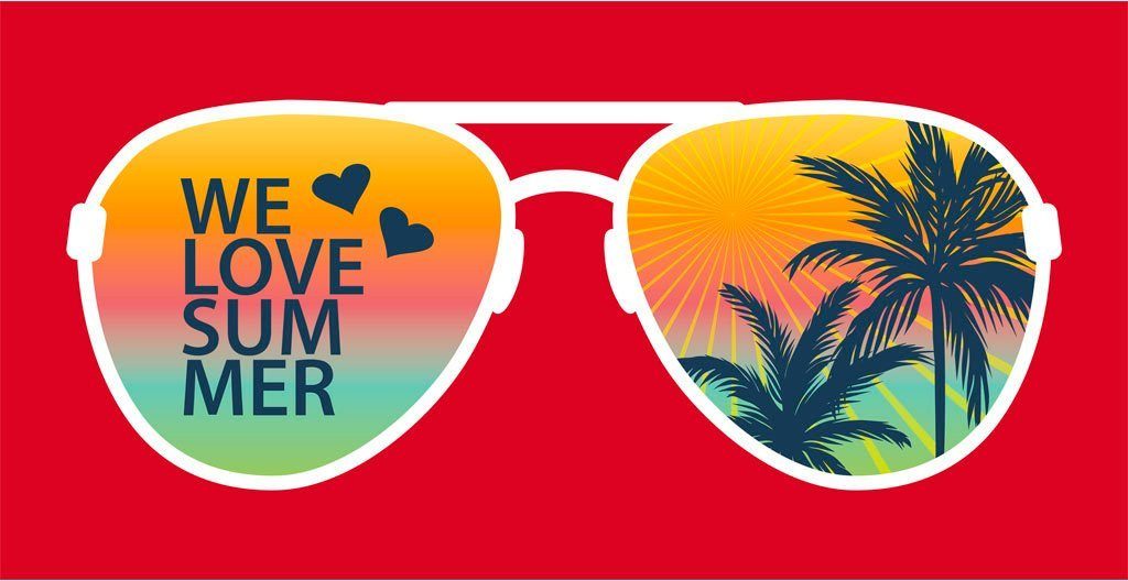 Egeria Strandtuch SUNGLASSES, Frottiervelours (1-St), 90x180 günstig online kaufen