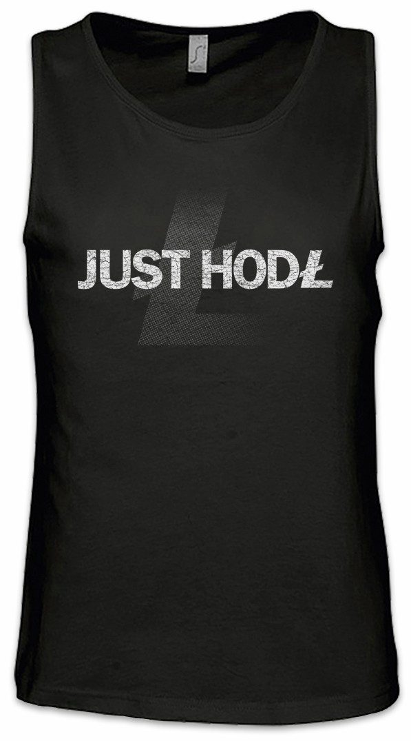 Tanktop Just Hodl Ärmelloses T-Shirt Crypto Bitcoin Currencies Cryptocurrency