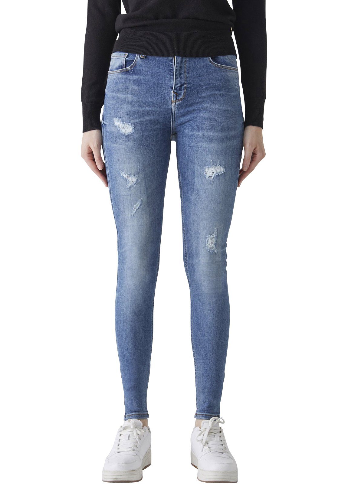X Wash LTB AMY Damen Skinny-fit-Jeans Jeans Hellblau Melora LTB Safe