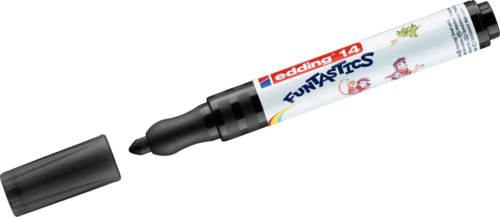 edding Filzstift Fasermaler edding 14 Funtastics ca. 3mm schwarz