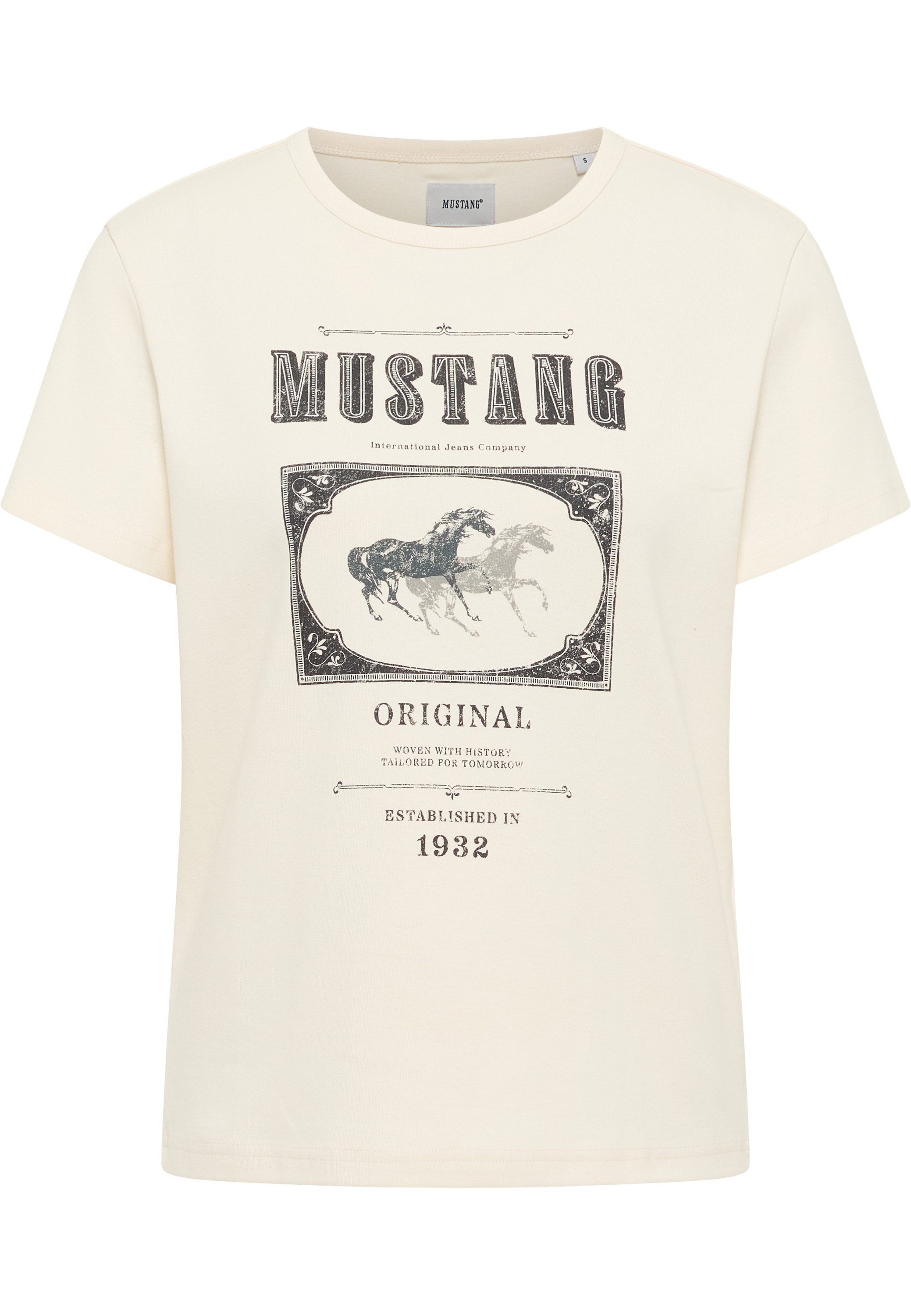 MUSTANG Kurzarmshirt Damen Style Rosewood günstig online kaufen