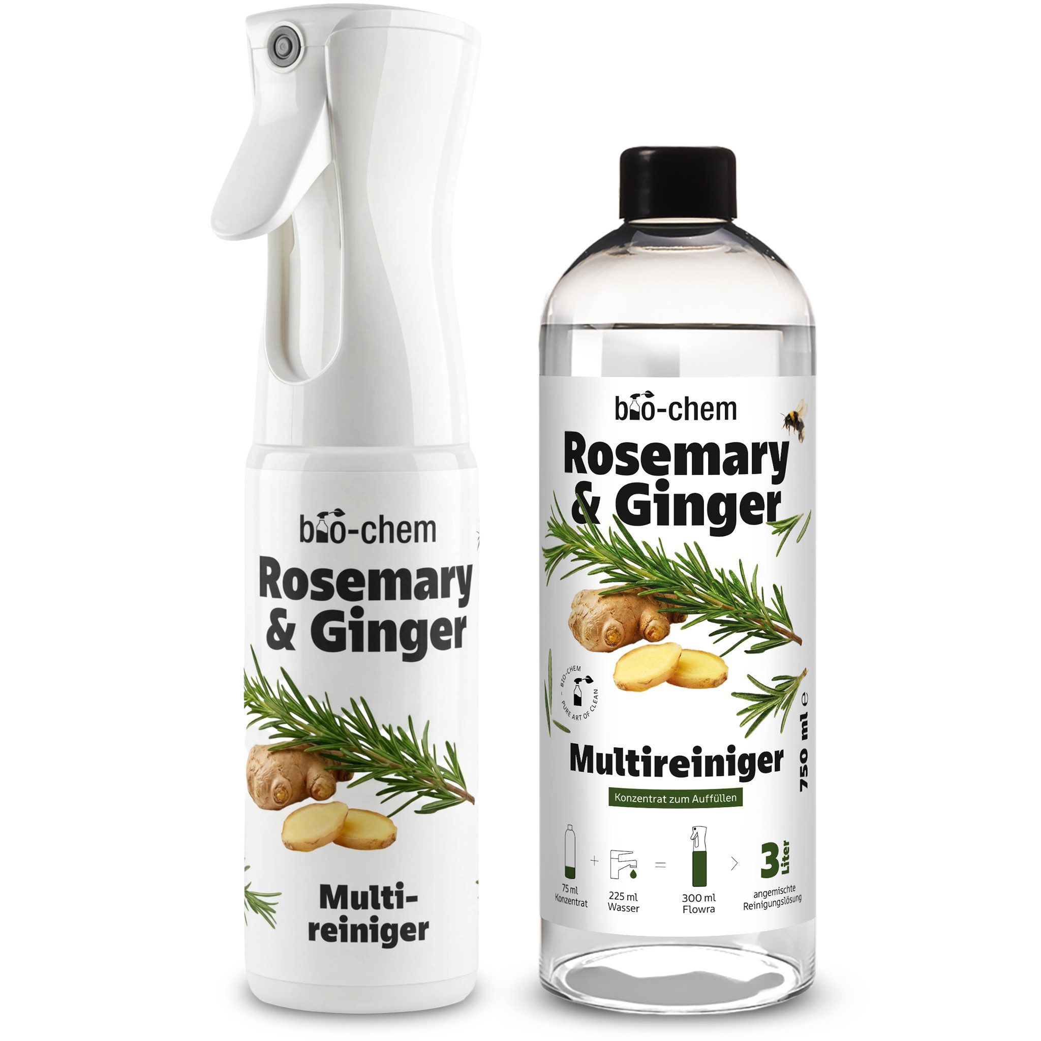 bio-chem Allzweckreiniger Universalreiniger Konzentrat mit Duftkomposition Allzweckreiniger