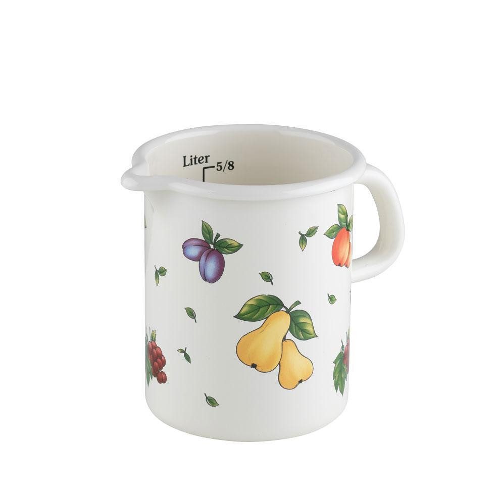 Riess Messbecher Küchenmaß Fruit Garden, Emaille