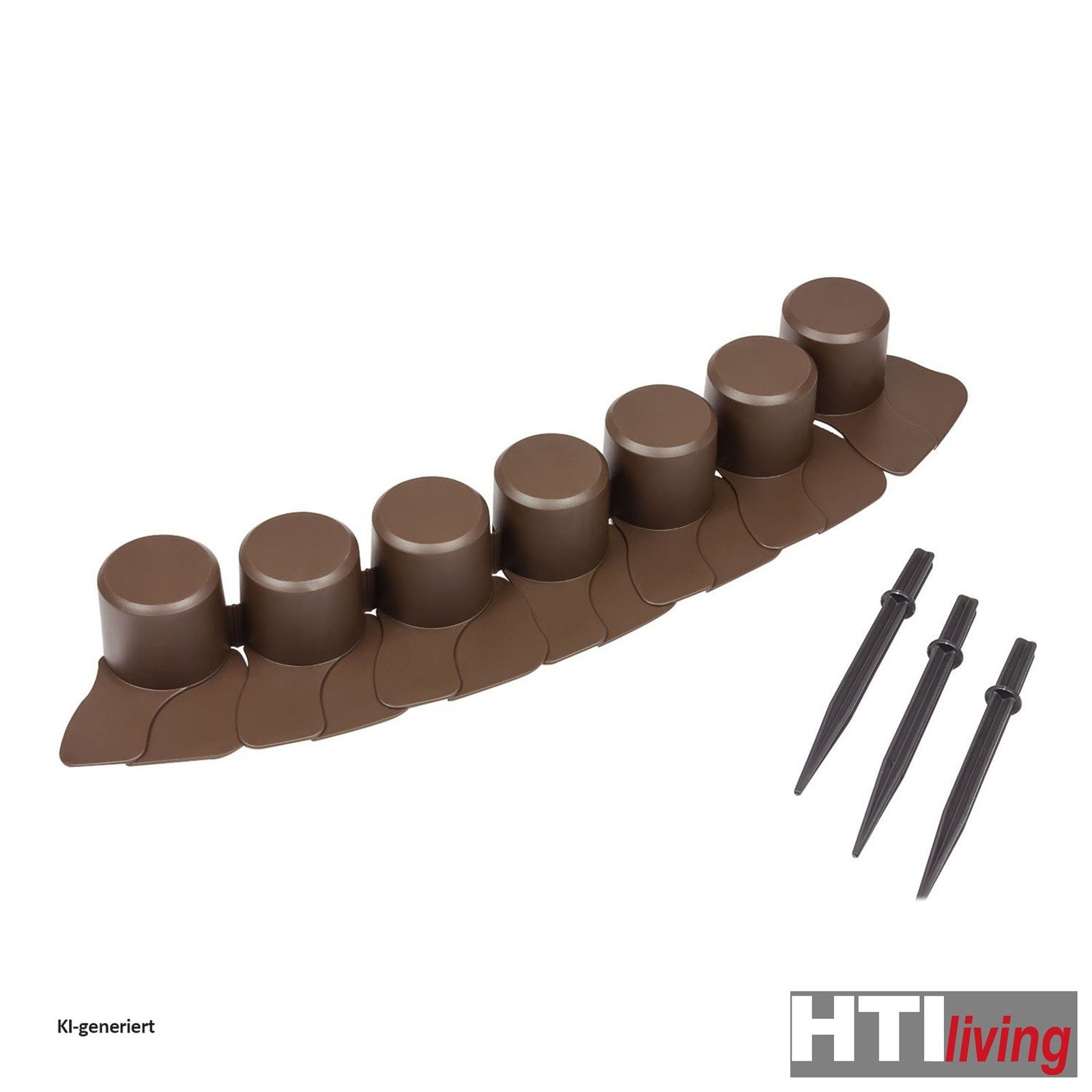 HTI-Living Rasenkante Rasenkante Palisade 4-teilig Nessa, Set, 4 Module, Beeteinfassung