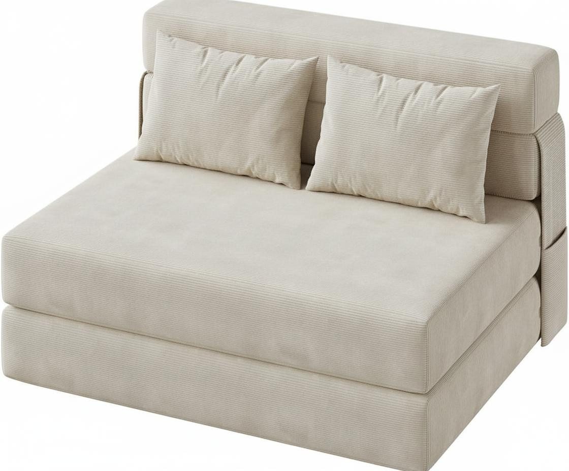 GarveeMore Schlafsofa mit Kissen,ausklappbares Zweisitzer-Sofa,umwandelbare günstig online kaufen