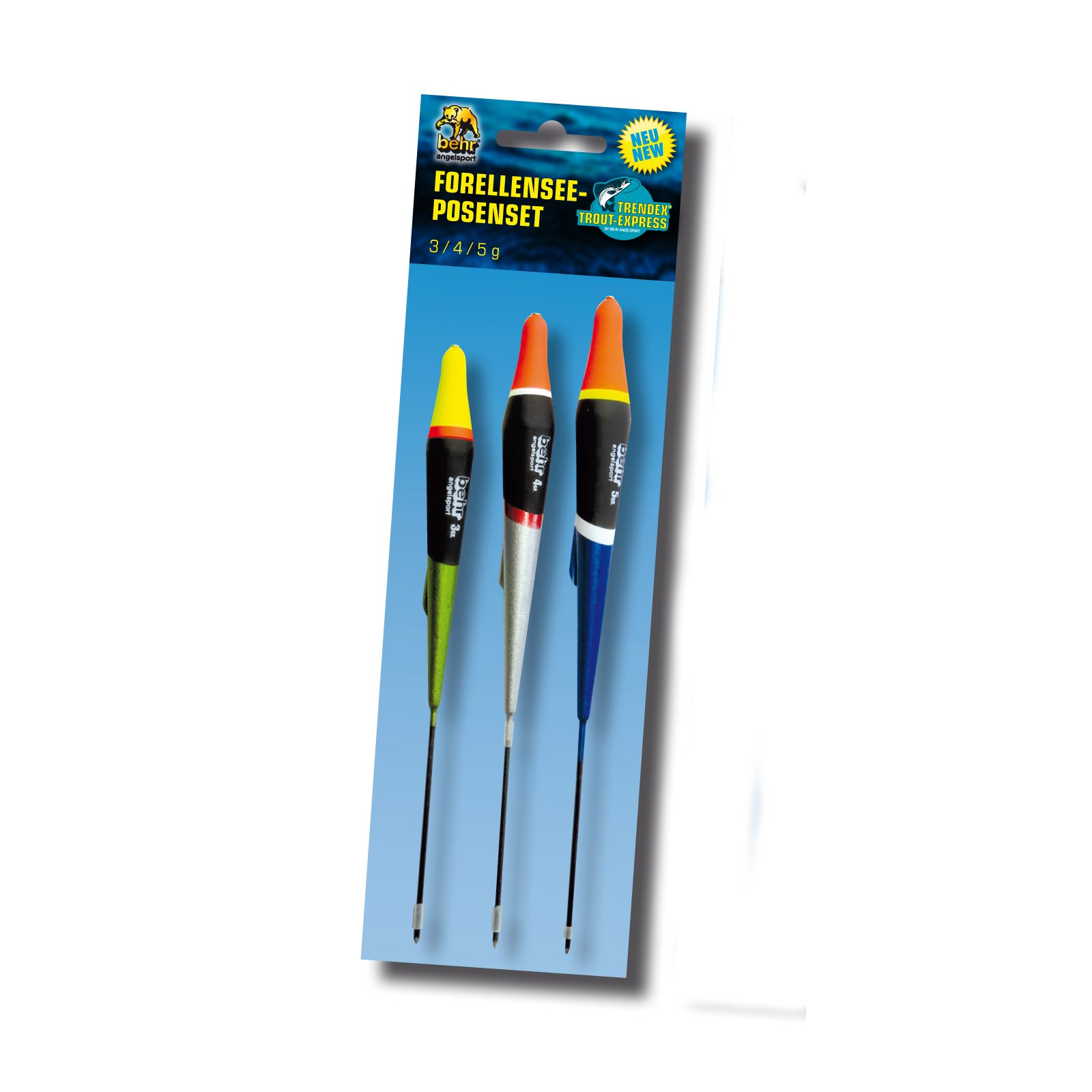 Forellenpose Forellensee Posenset 3g 4g 5g 3 Stück Schwimmer Set Posen Forelle
