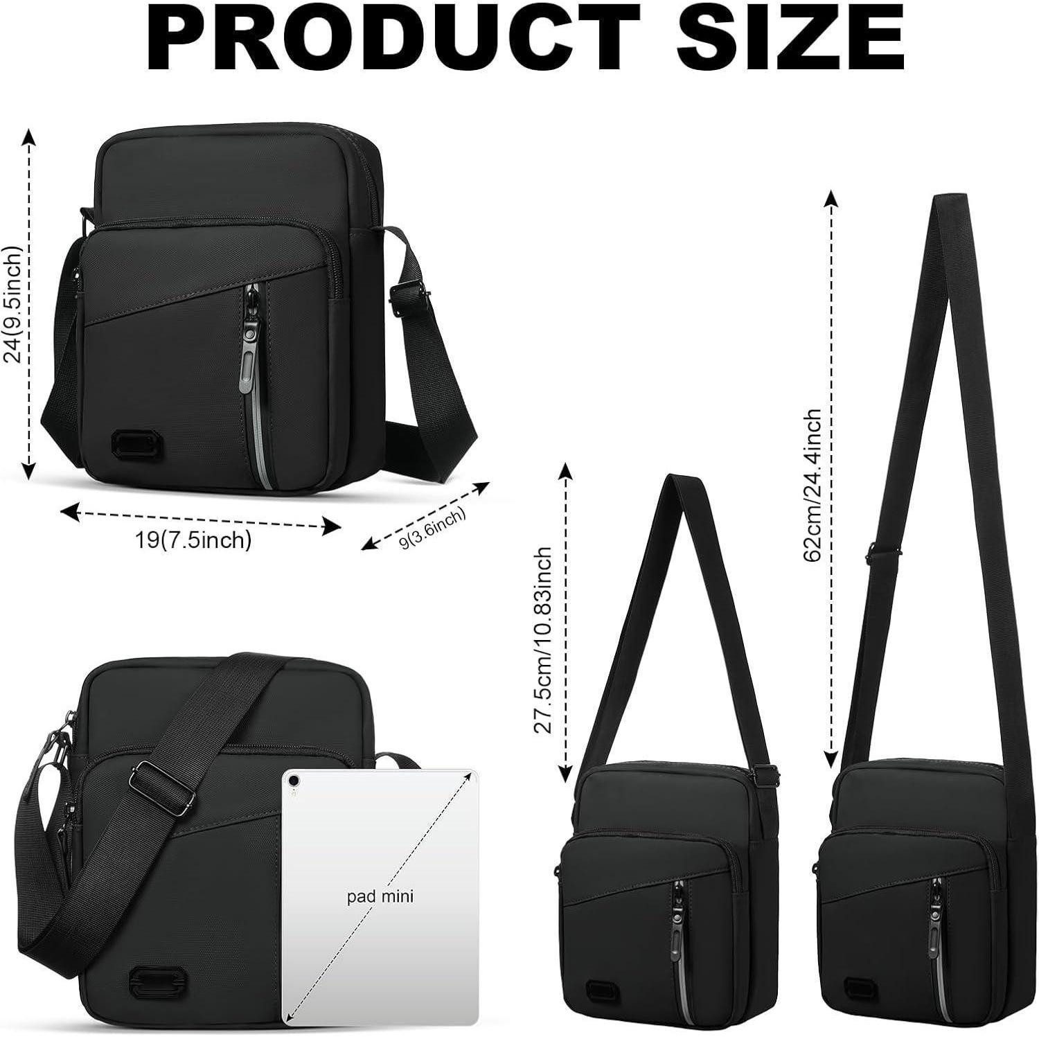 LuxusKollektion Messenger Bag Umhängetasche Herren Wasserdicht Messenger Ba günstig online kaufen