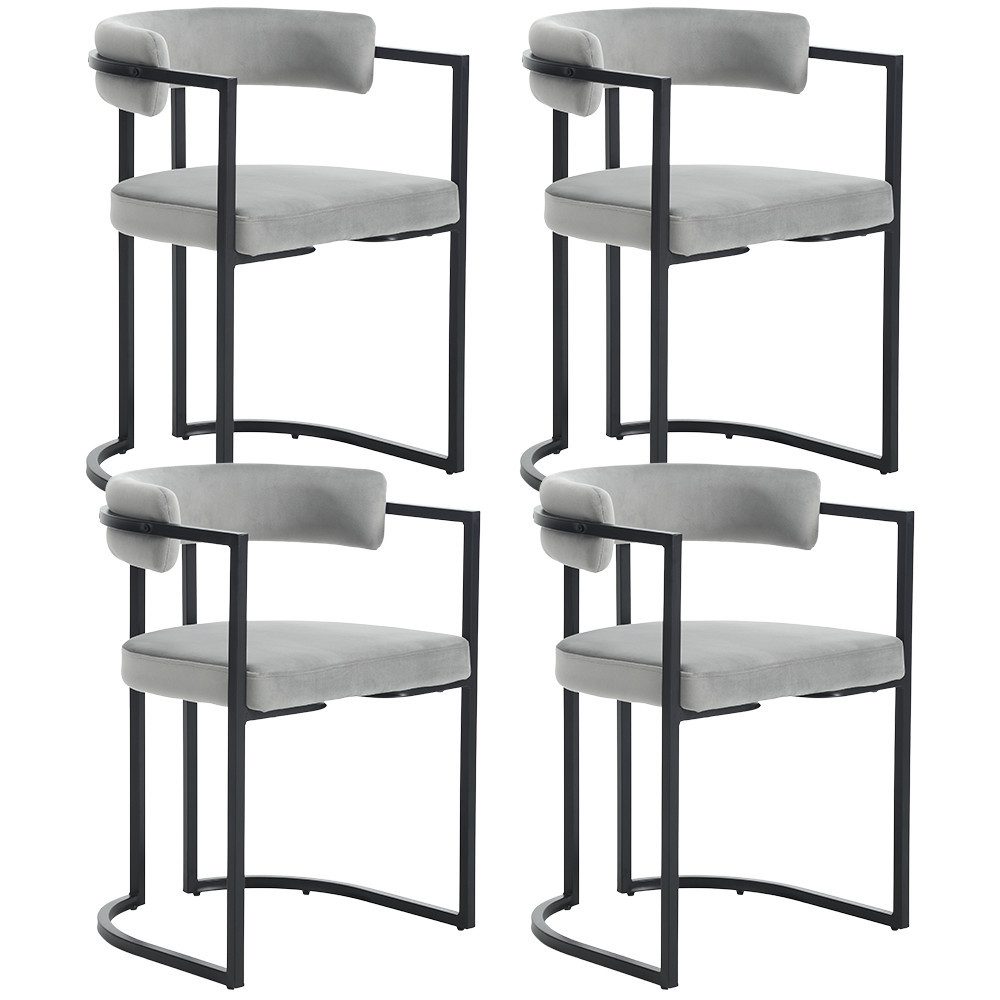WAHSON OFFICE CHAIRS Esszimmerstuhl 2er Set, aus Samt Polsterstühle mit sch günstig online kaufen
