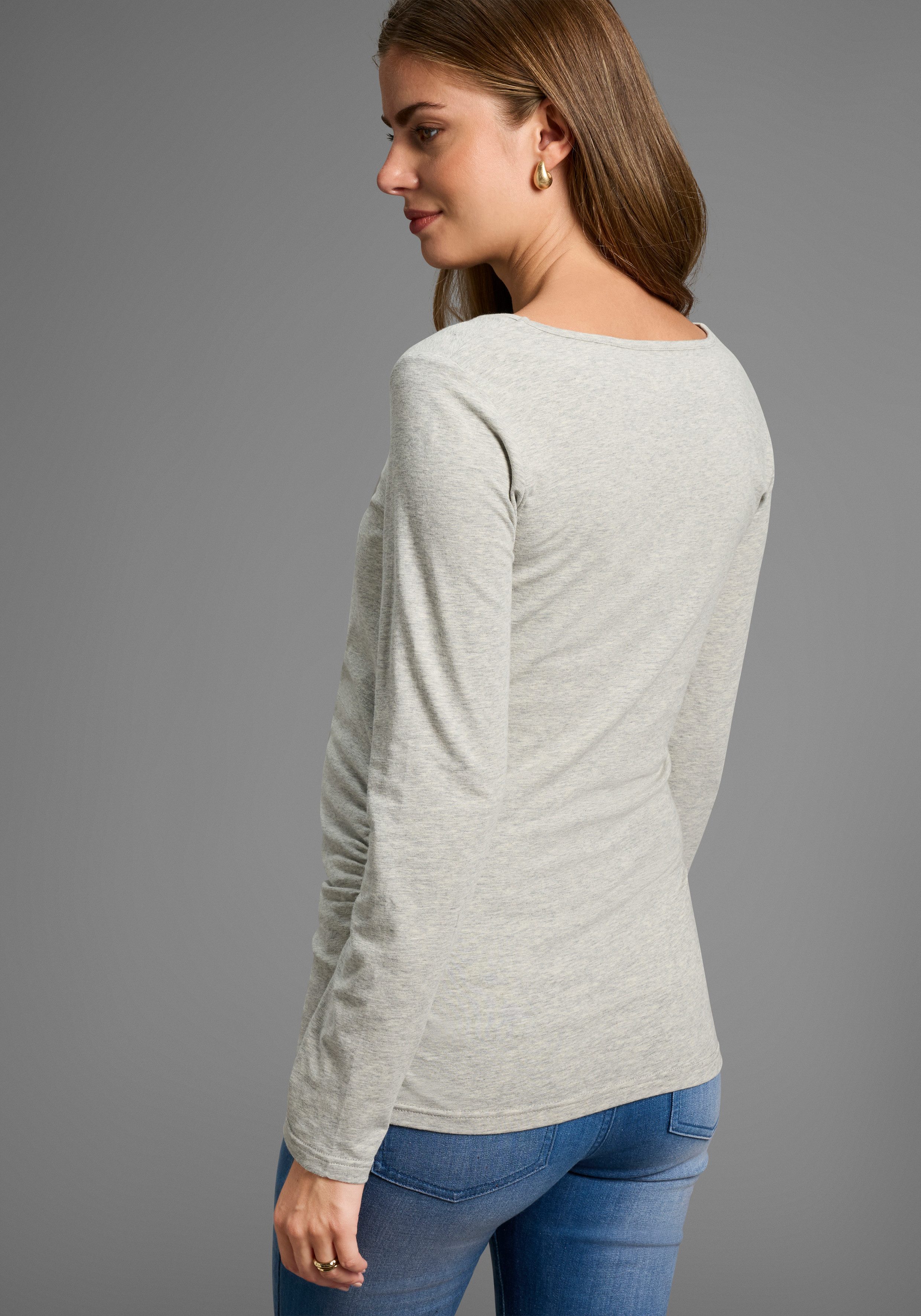 Nine Months Maternity Shirt 2-Pack Nursing Shirts with Practical Neckline (Pack, 2-piece, 2) 2-Pack Maternity Shirt for Pregnancy and Breastfeeding