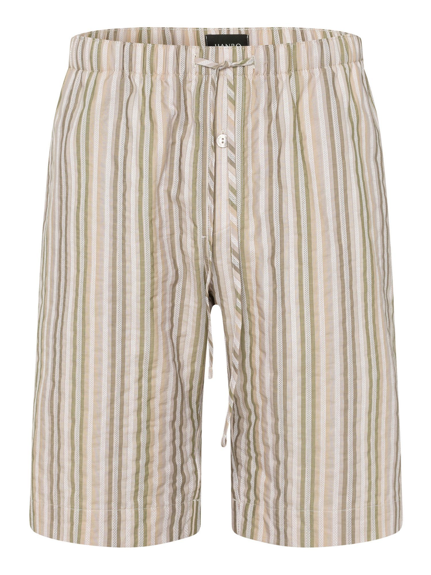 Hanro Pyjamahose Night & Day kurzer Schlafshort desert stripe