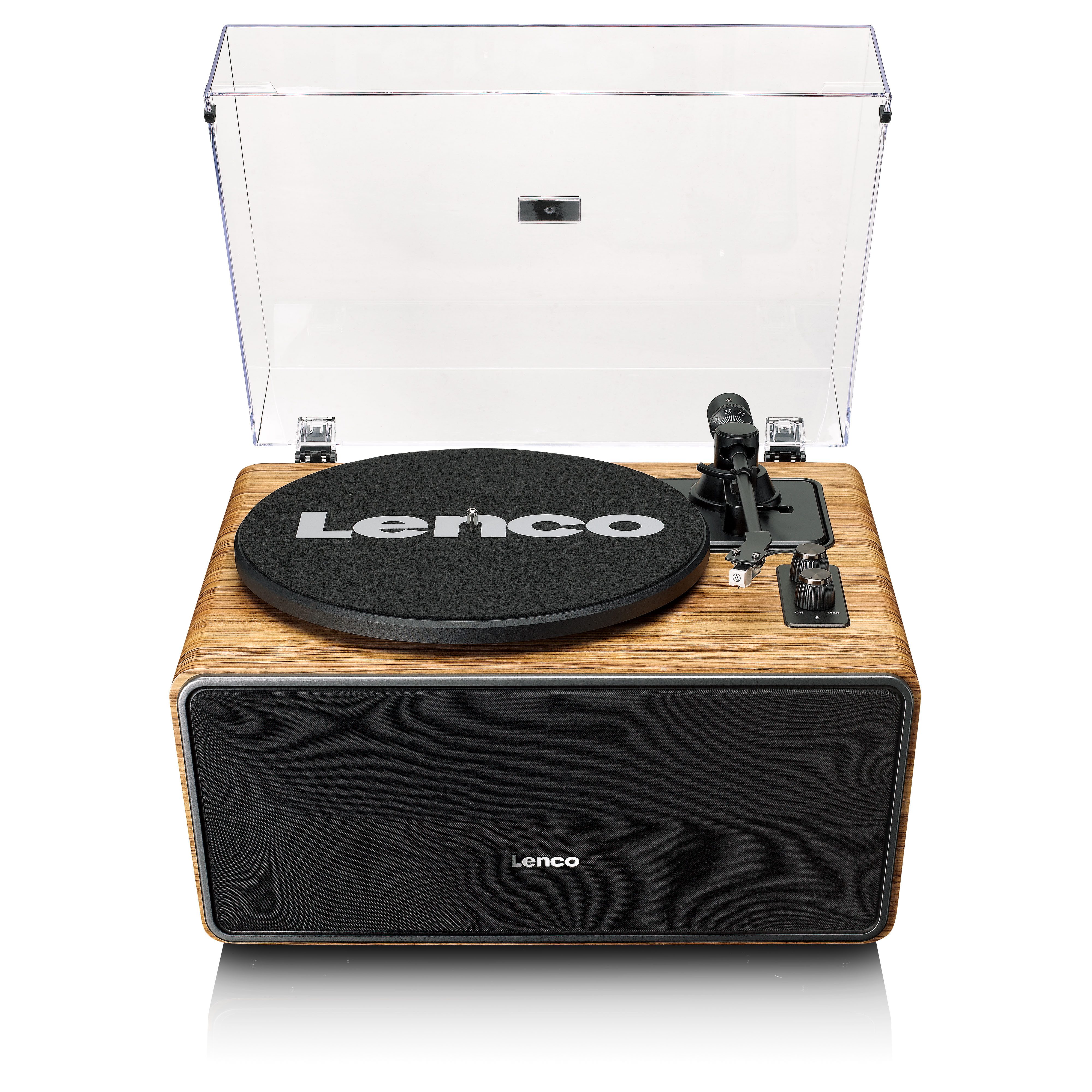 Lenco LS-570OK Plattenspieler (Riemenantrieb, Bluetooth, Bluetooth-Streaming, MP3-Kodierung, Start-Stopp, Riemenantrieb) – Bild 5 von 5