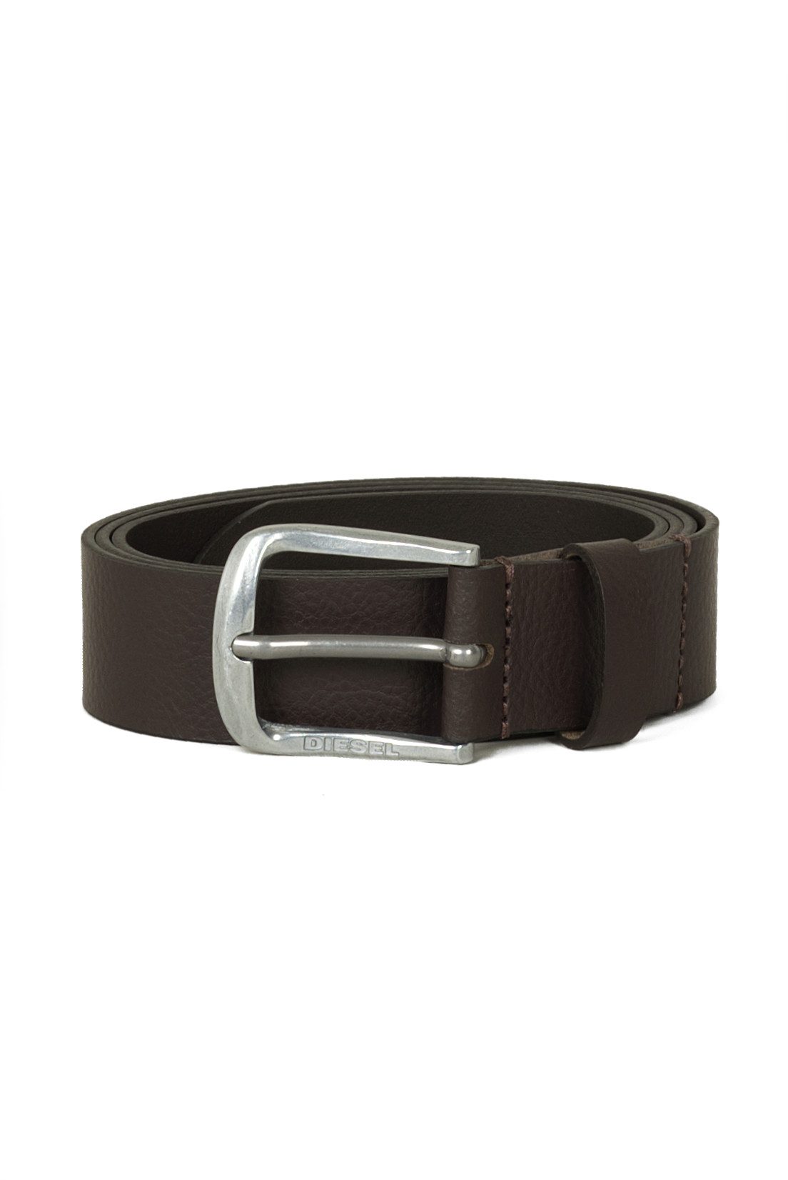 Ledergürtel 3,5 cm breit mit Metallverschluss - LOGO B-BASIC BELT