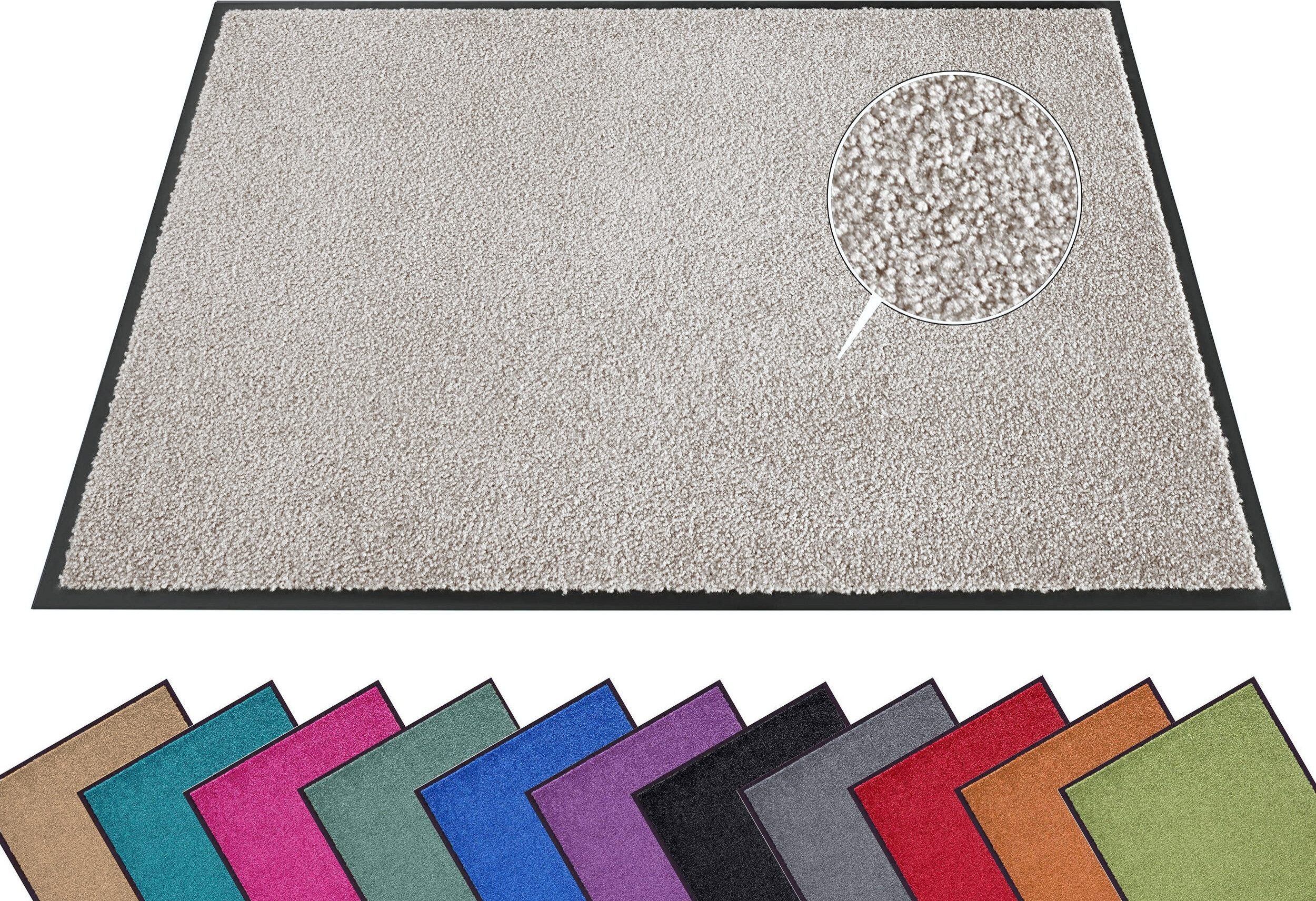HANSE Home Fußmatte »Wash & Clean«, rechteckig, 7 mm Höhe, Schmutzfangmatte günstig online kaufen