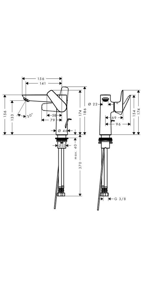 Thumbnail - hansgrohe Waschtischarmatur