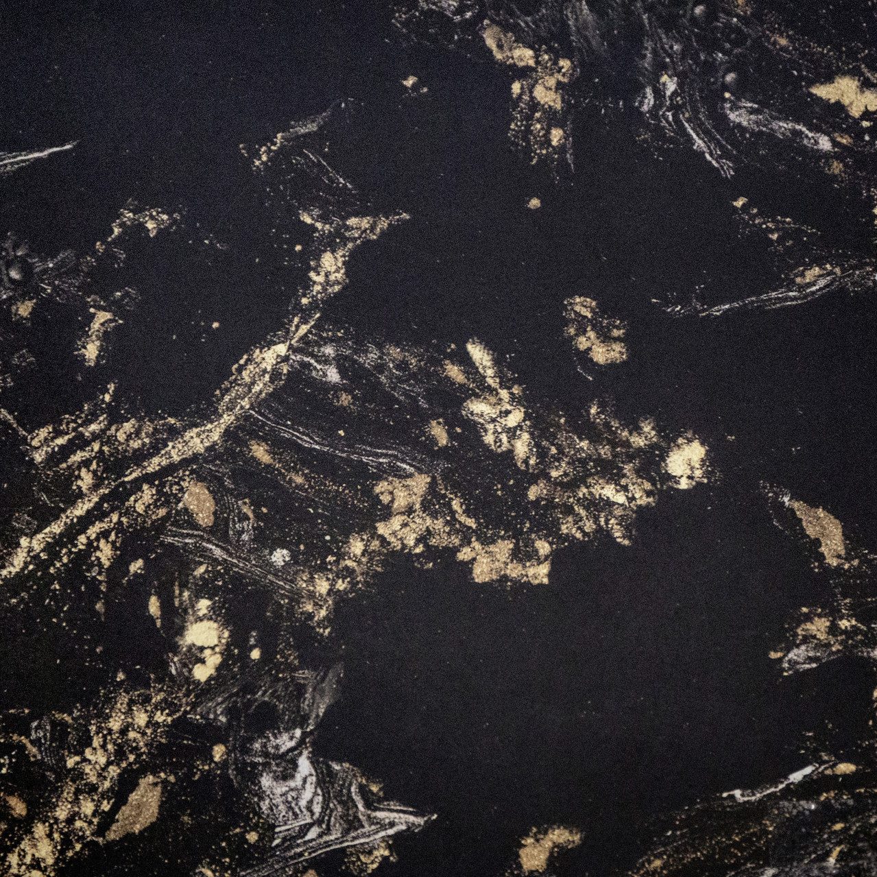 Vabene Wandfliese Bodenfliese Feinsteinzeug Opium 60 x 60 cm Gold, Feinsteinzeug, Gold Schwarz