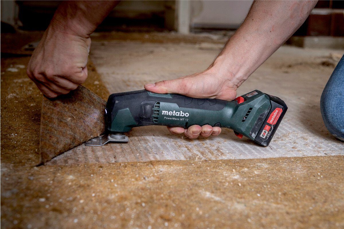 metabo Akku-Multischleifer PowerMaxx MT 12, 18000 U/min, Multitool Ohne Akku in metaBox 145