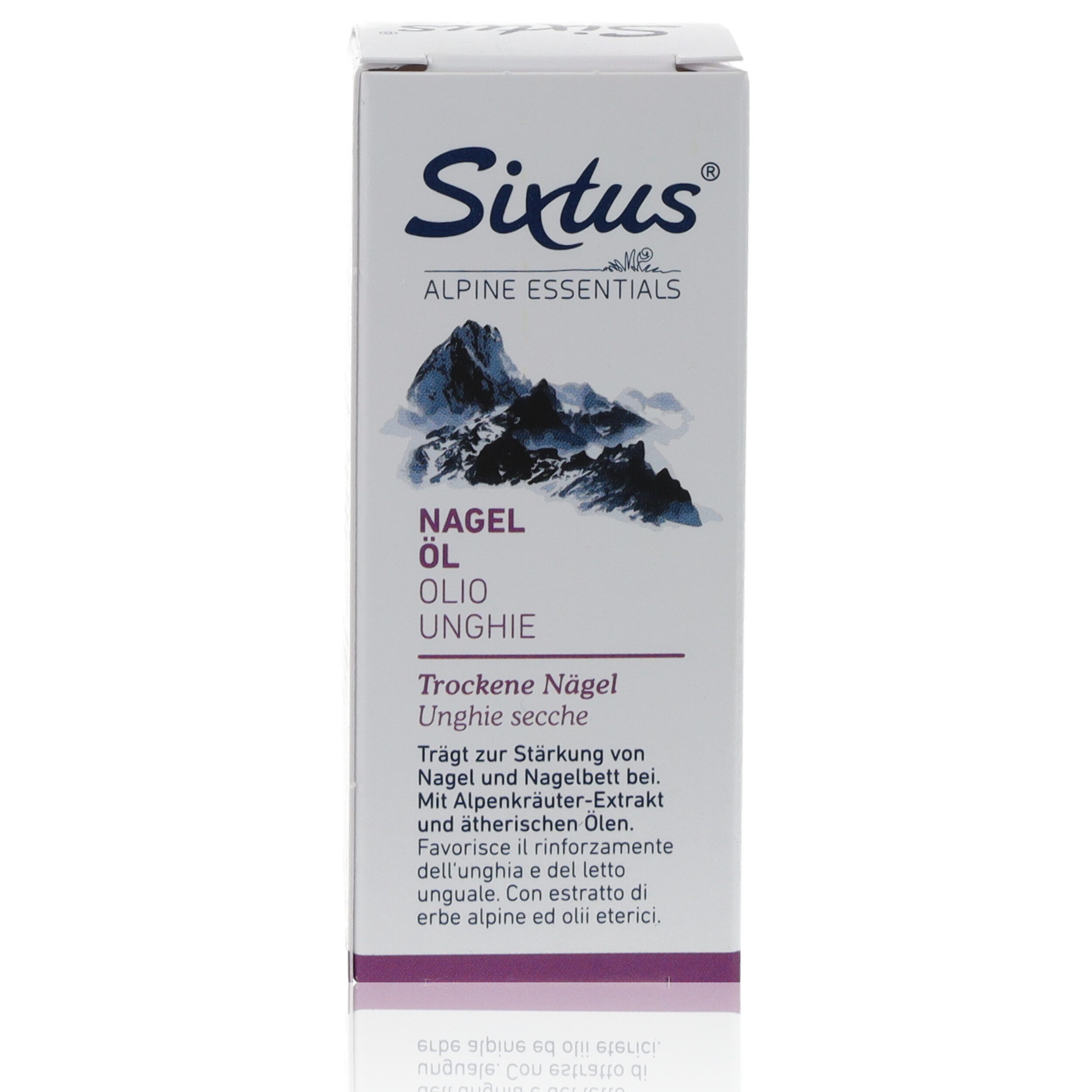 Sixtus Nagelpflegeöl Sixtus Nagel Öl für glänzende, gesunde & gepflegte Nägel 20ml, 1-tlg., mit Weizenkeimöl & naturreinen ätherischen Ölen, stärkt Nagel & Nagelbett an Händen & Füßen
