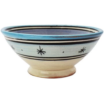 Marrakesch Orient & Mediterran Interior Dipschale Orientalische Keramikschale Schale Müslischale Poisson Ø 15cm, Handarbeit