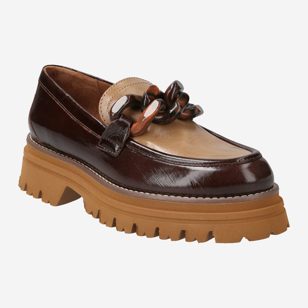 Maripé Maripé VITA V.5, Slipper & Mokassin, Braun kombiniert, Damen Slipper günstig online kaufen