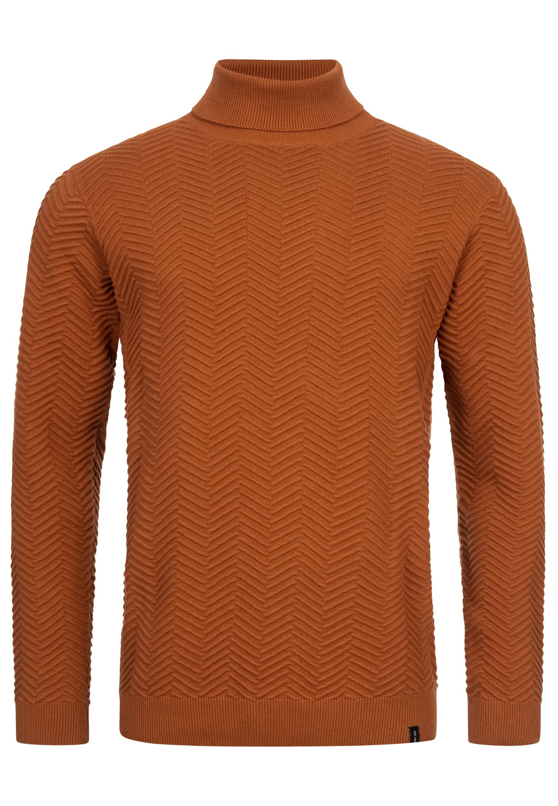 Indicode Rollkragenpullover Herren Saini Strickpullover Herrenpullover günstig online kaufen