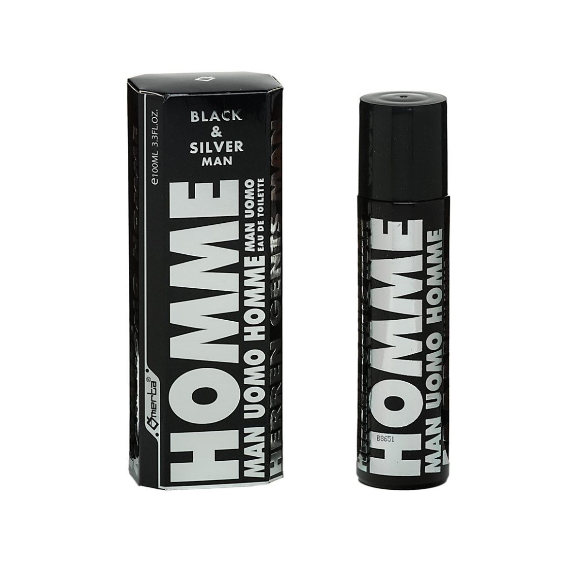 Eau de Toilette Omerta Herrenduft Duftzwilling 100ml EDT Black&Silver