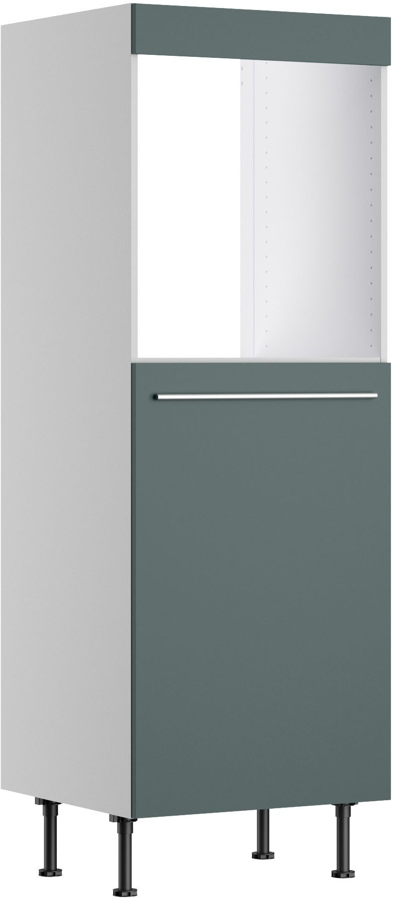 KOCHSTATION Backofen/Kühlumbauschrank KS-Bern2 Breite 60 cm, Höhe 176,6 cm, 1 Tür für integrierten Kühlschrank