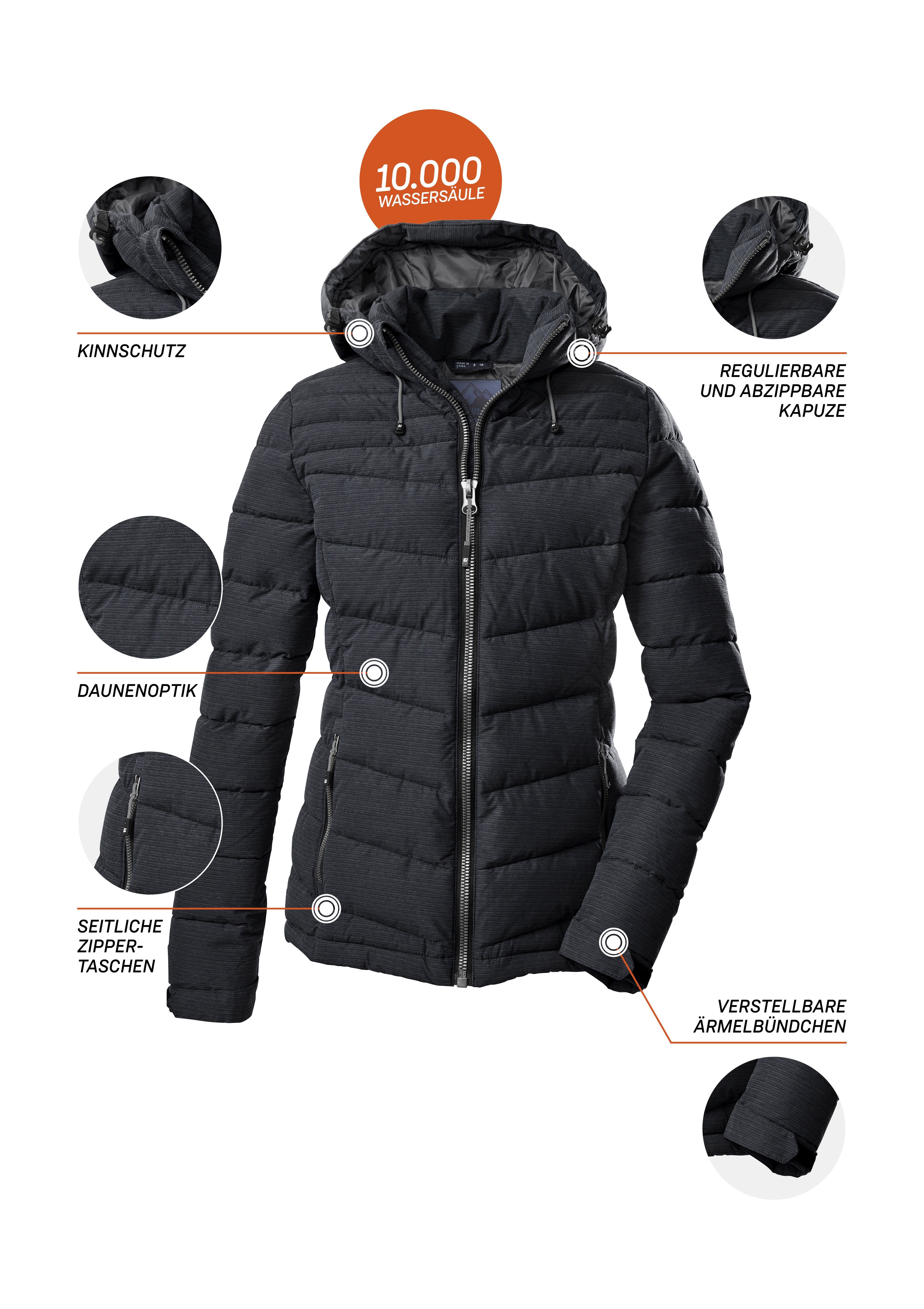 JCKT Quilted WMN Killtec Skane Steppjacke schwarz A