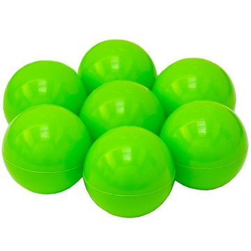 LittleTom Bällebad-Bälle 50 Bälle für Bällebad 5,5cm Babybälle, Spielbälle grün