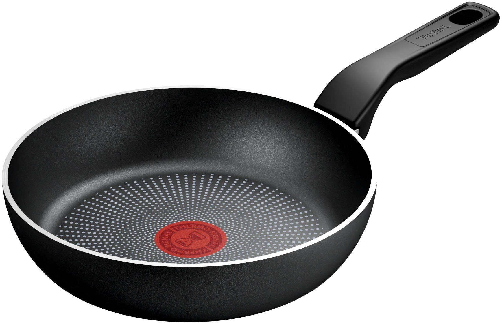 Tefal Bratpfanne Recycled On, Induktion, aus recyceltem Thermo-Signal Aluminium, Aluminium, Antihaftversiegelung, 100