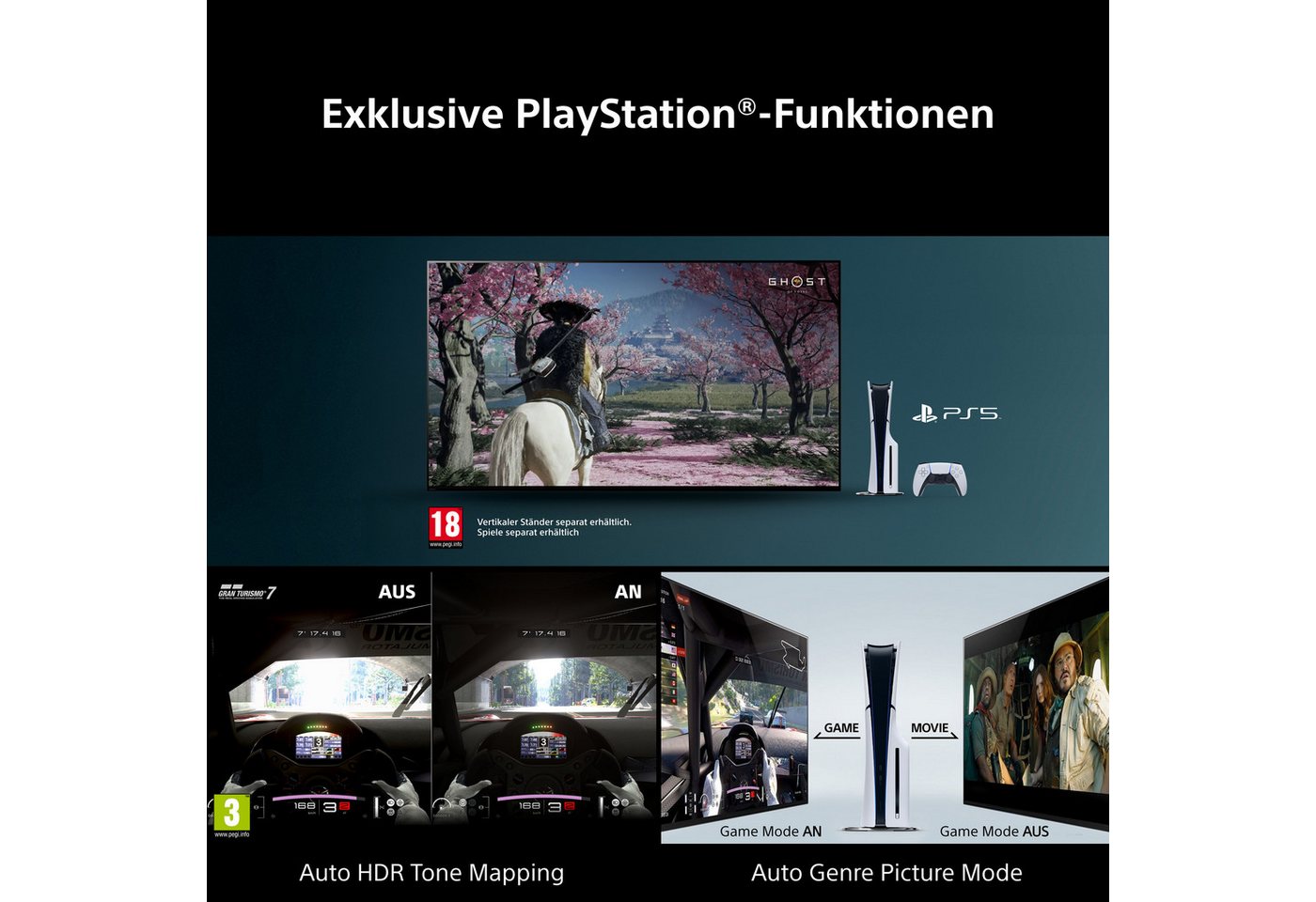 Sony K43S25M2PB DLED-Fernseher (108 cm/43 Zoll, 4K Ultra HD, Google TV)